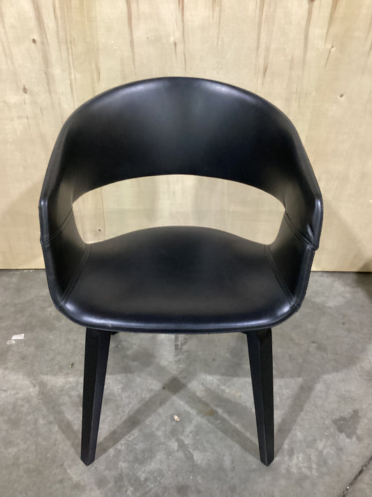 NSW CLN10984 Ladle Dining Chair Black