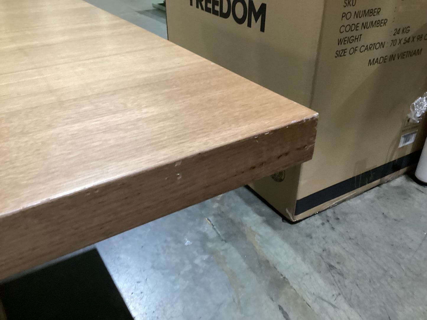 NSW CLN10986 Bowral Dining Table 280x90cm Natural (Top Only)