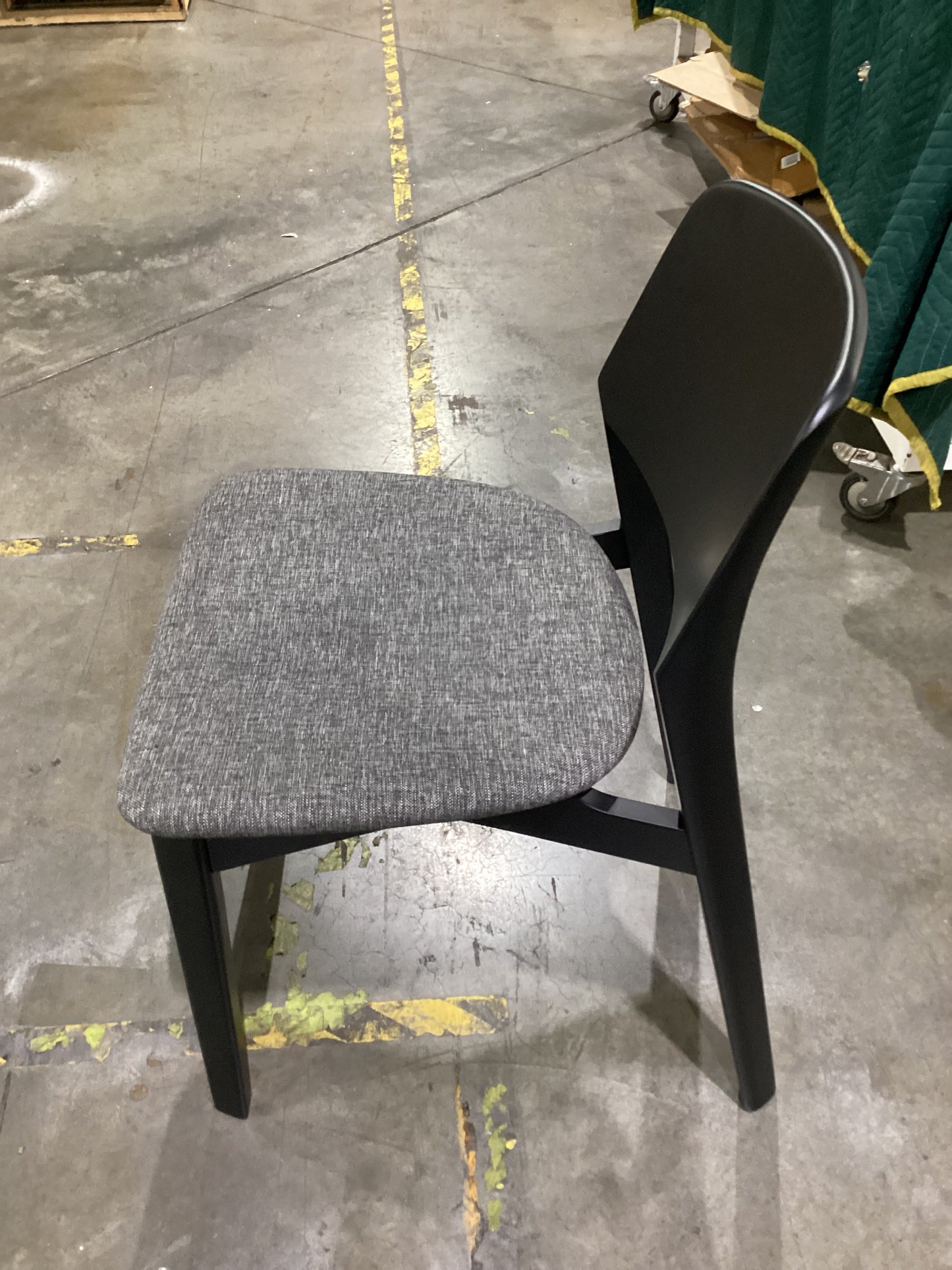 NSW CLN10994 Bowral Dining Chair Black/Charcoal