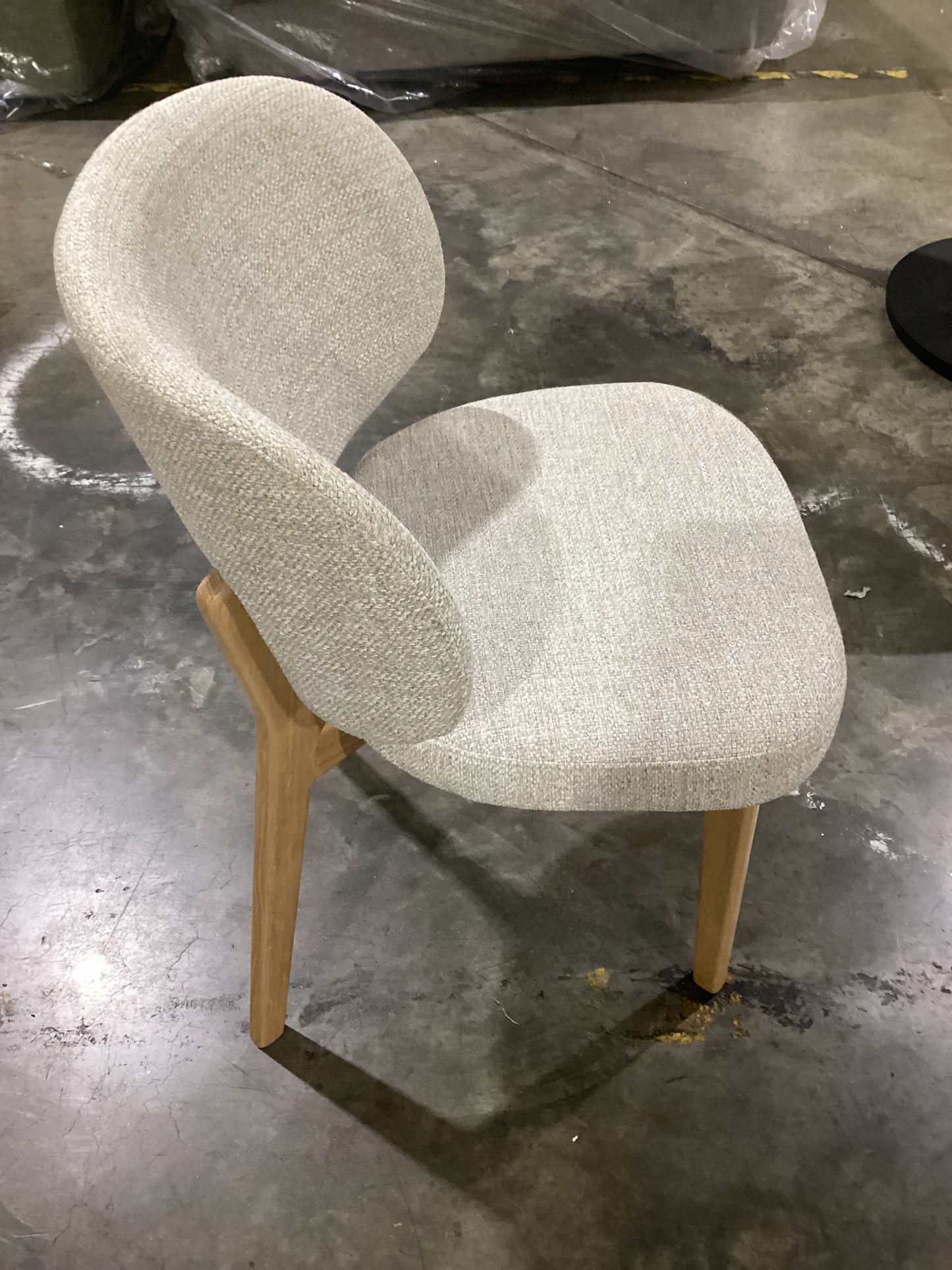 NSW CLV10009 Gomez Dining Chair Oak Frame