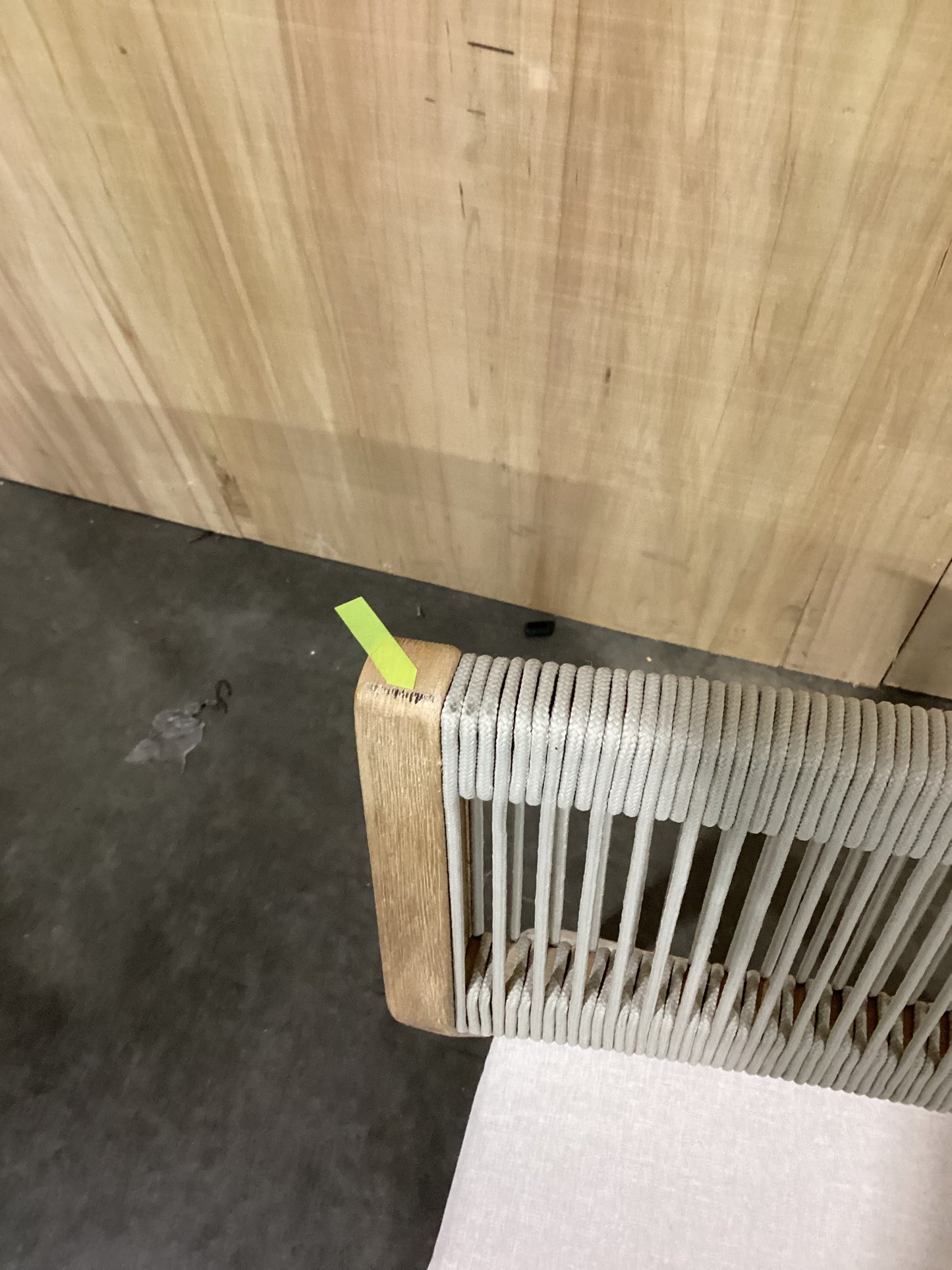 NSW CLV10019 Le Vent Outdoor Dining Chair Armless Acacia Natural