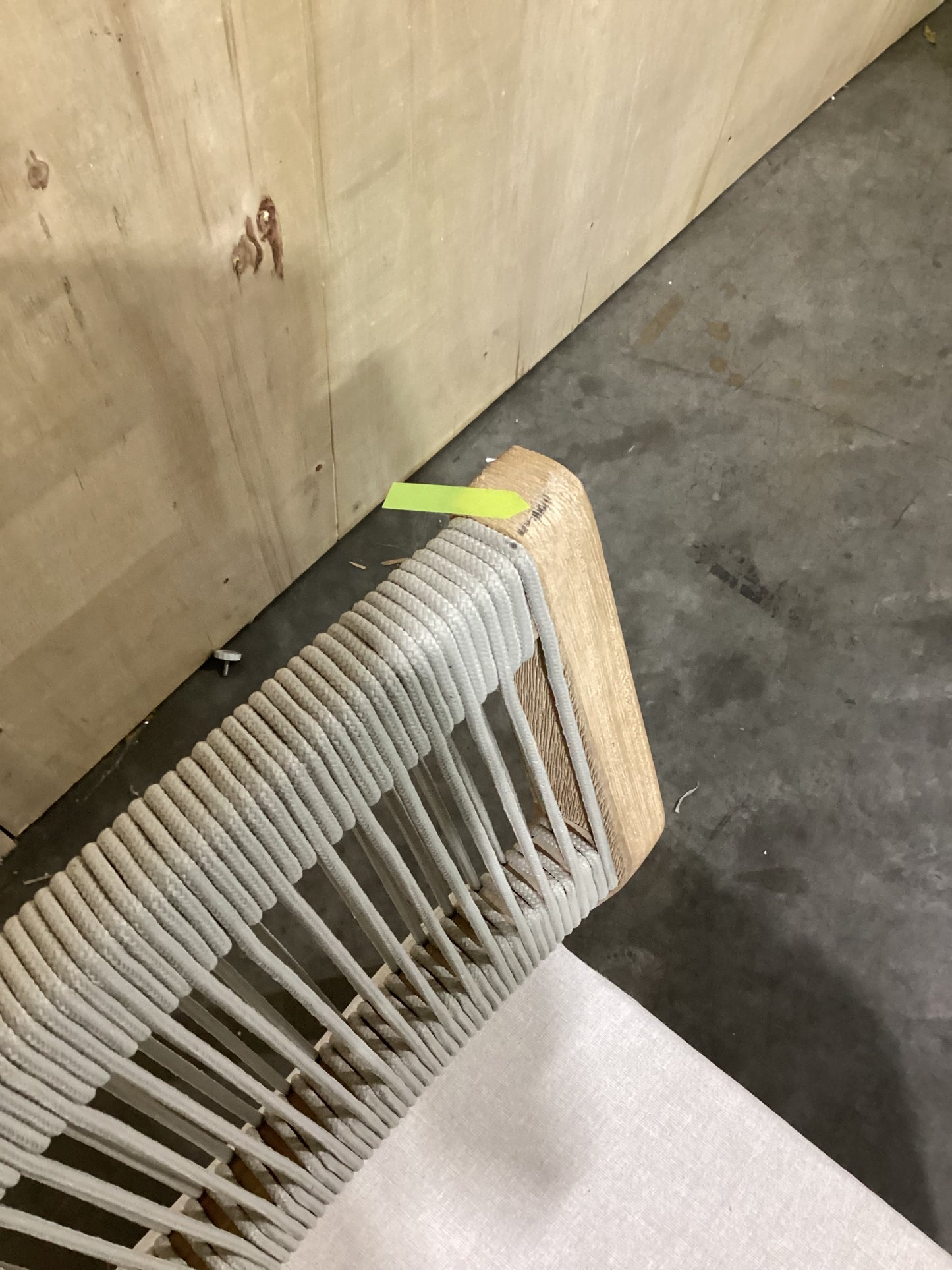 NSW CLV10019 Le Vent Outdoor Dining Chair Armless Acacia Natural