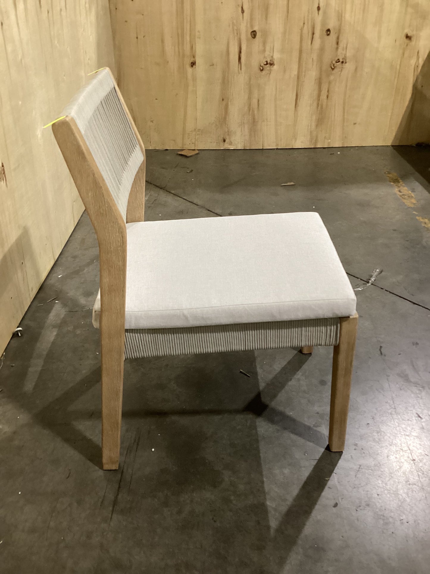 NSW CLV10019 Le Vent Outdoor Dining Chair Armless Acacia Natural