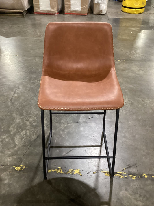 NSW CLV10017 Saddle Counter Stool63cm Tawny Tan