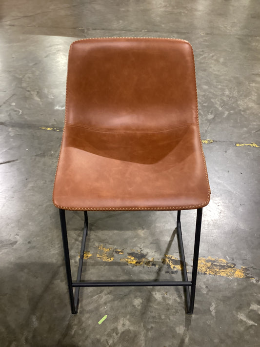 NSW CLV10028 Saddle Counter Stool 63cm Tawny Tan
