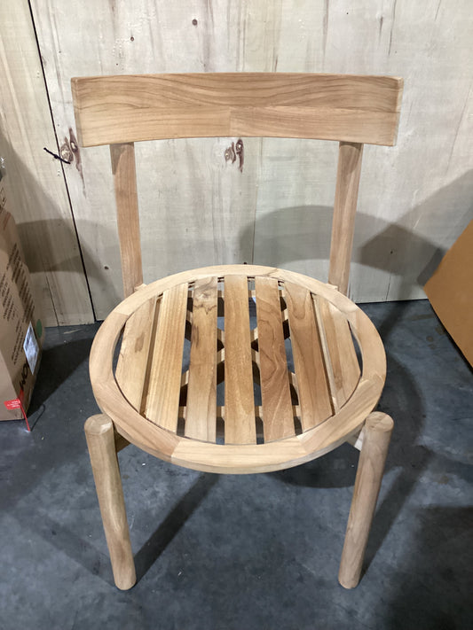 NSW CLN11445 Coco Outdoor Dining Chair Olefin Natural