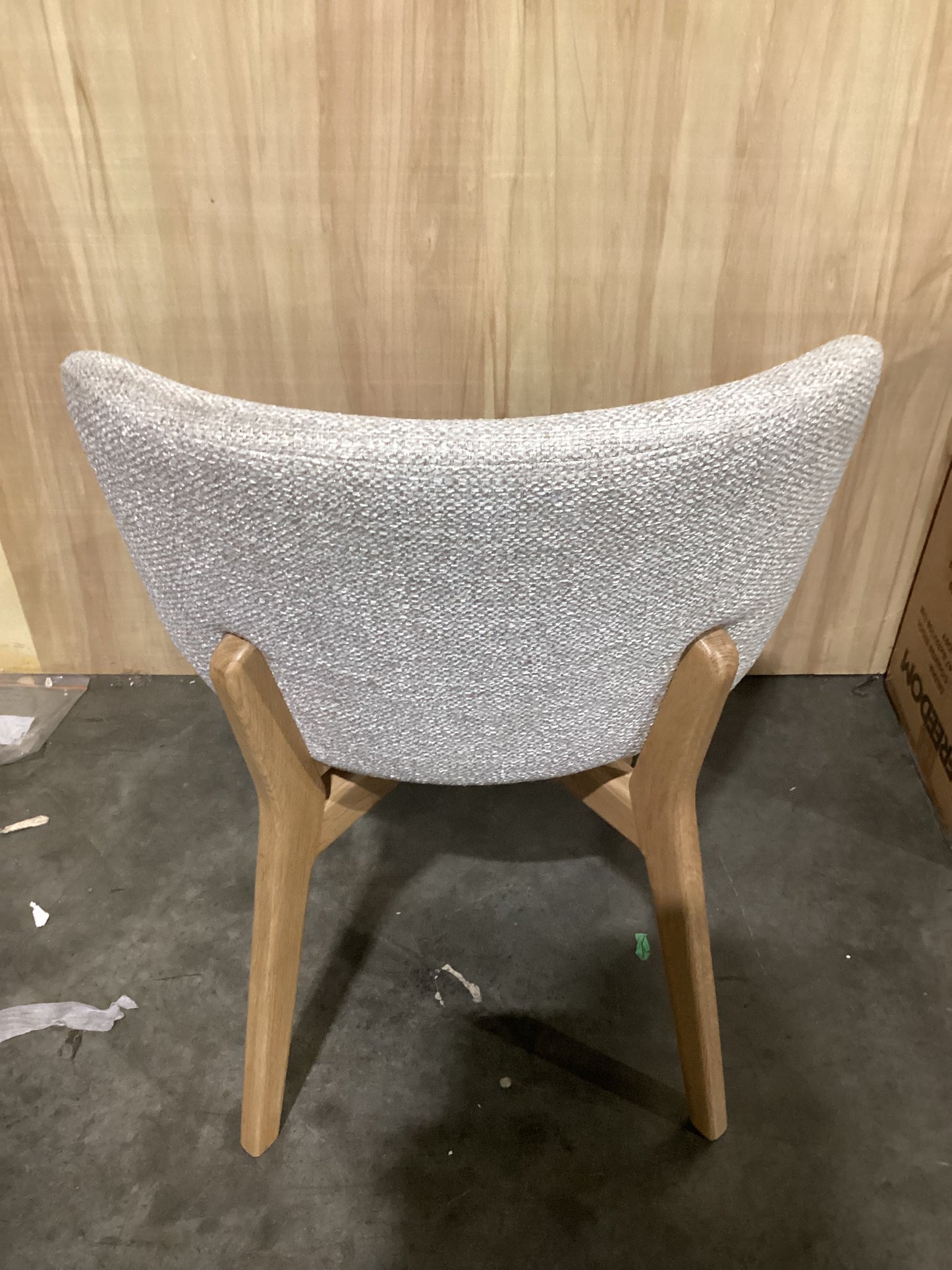 NSW CLN11446 Gomez Dining Chair Oak Frame Oat