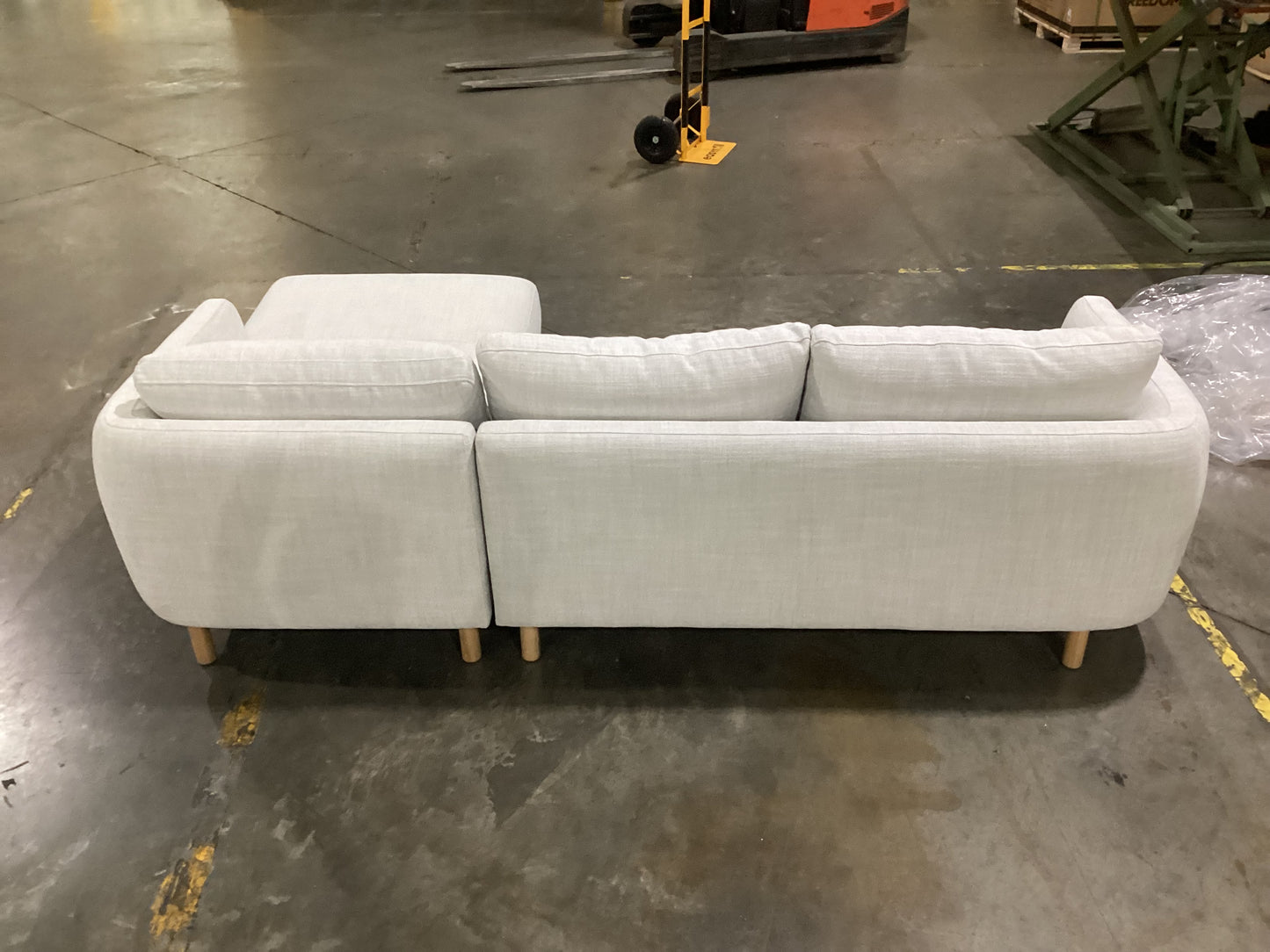 NSW MT24604 Zara Modular 3S LAF+Chaise RAF Accord Natural