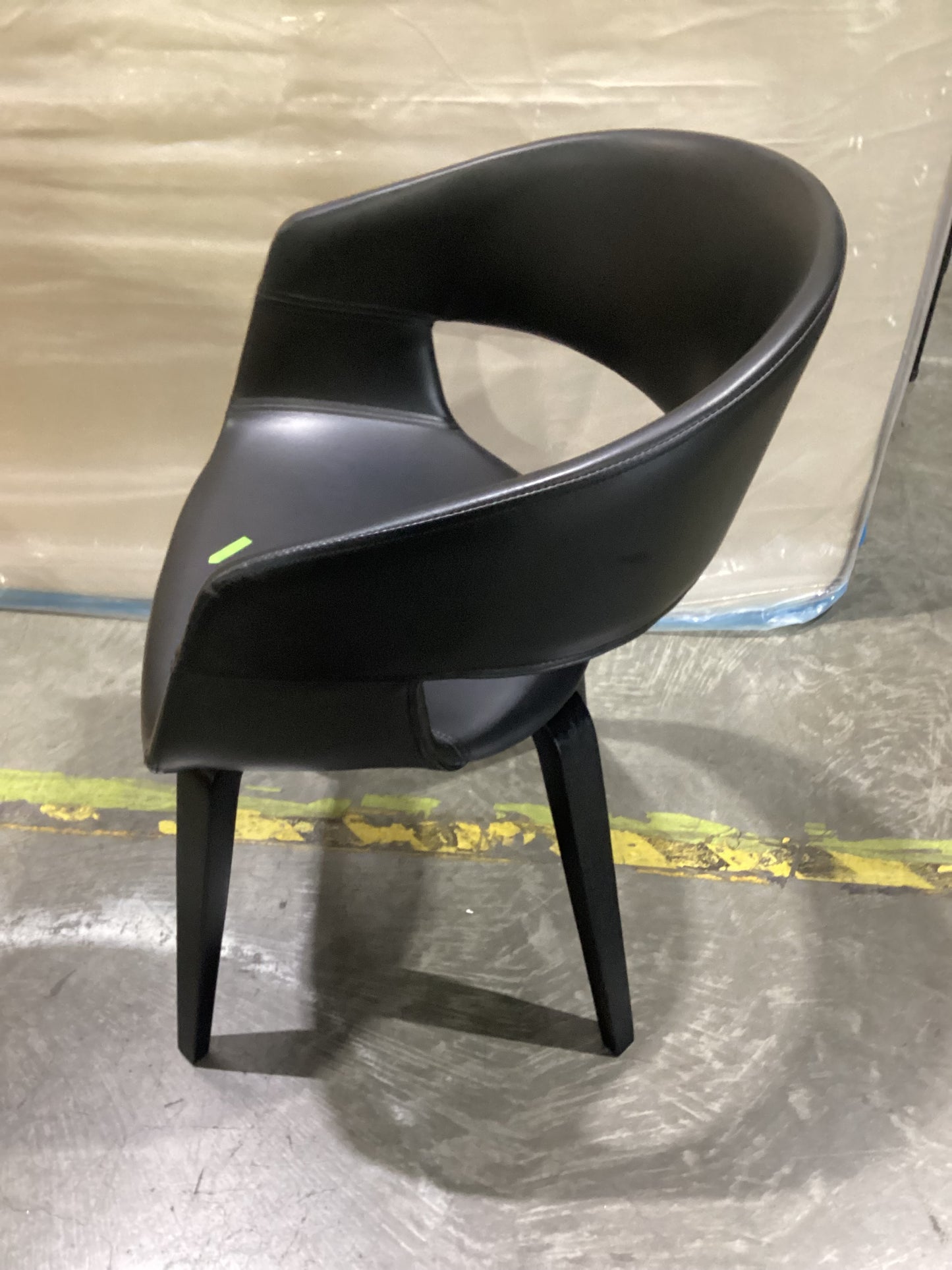 NSW CLN11478 Ladle Dining Chair Black