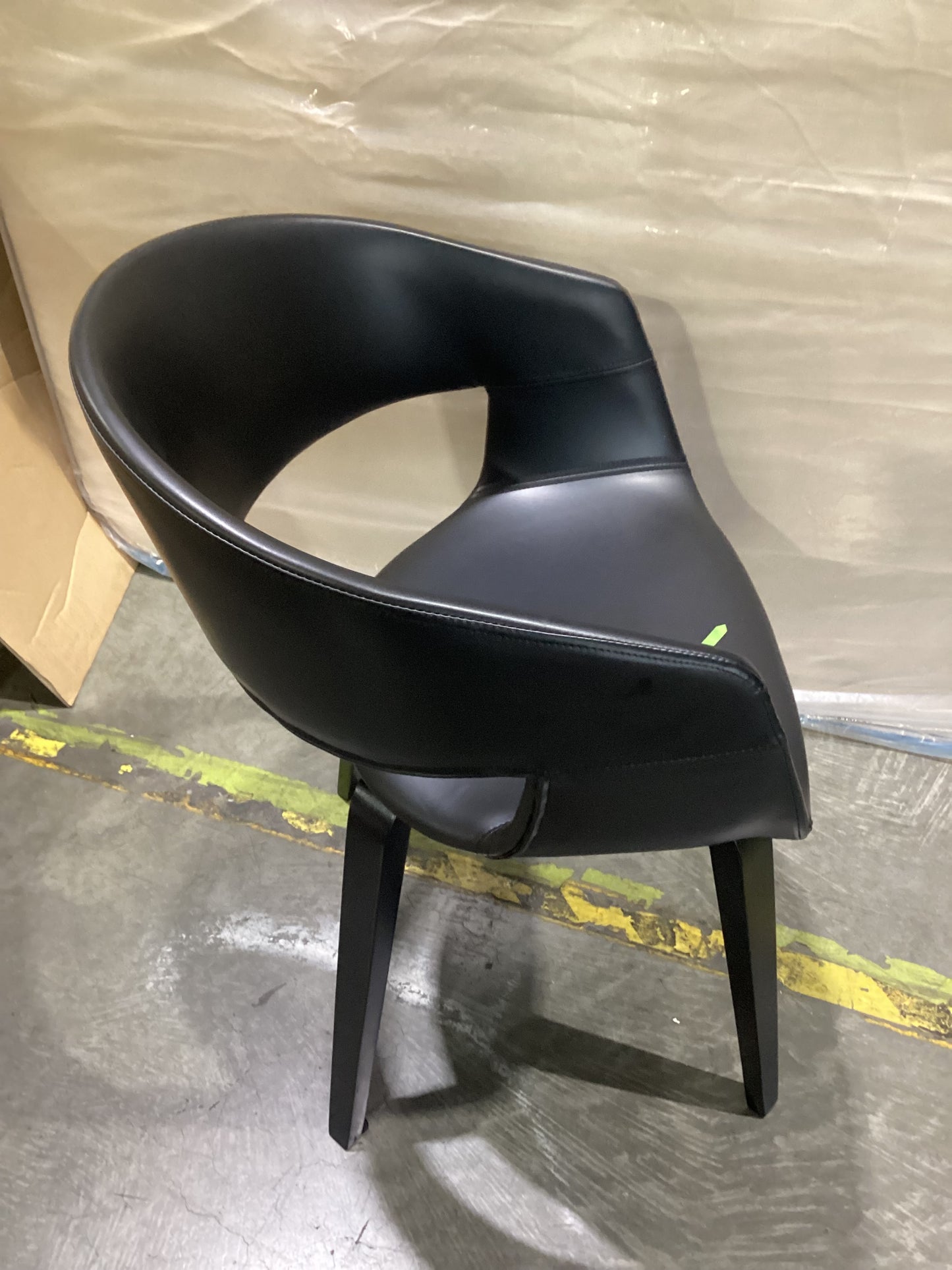 NSW CLN11478 Ladle Dining Chair Black