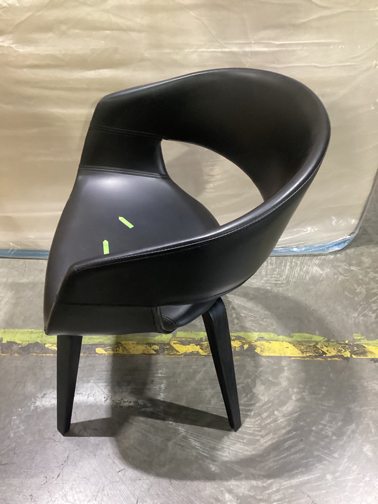 NSW CLN11477 Ladle Dining Chair Black