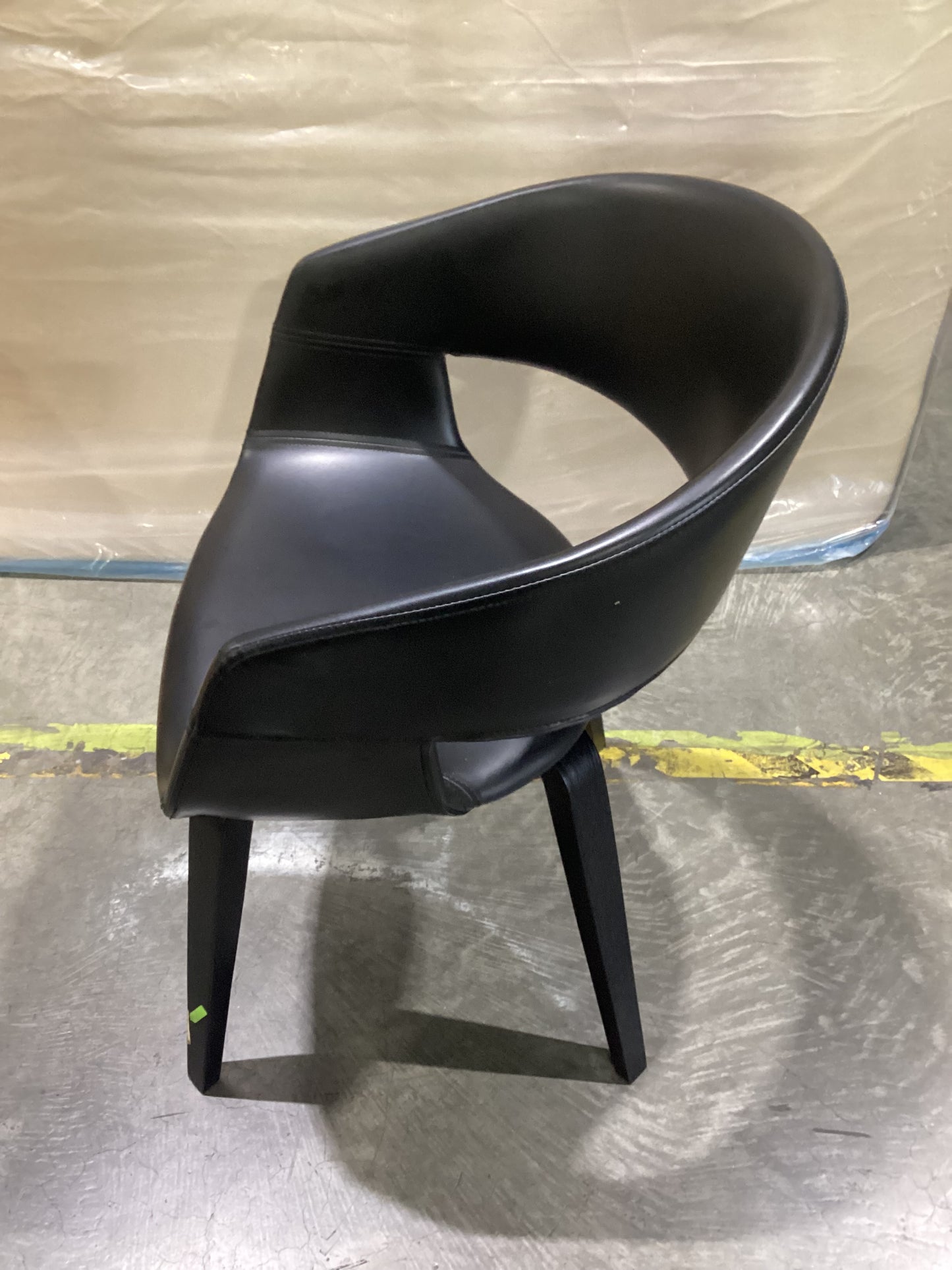 NSW CLN11476 Ladle Dining Chair Black