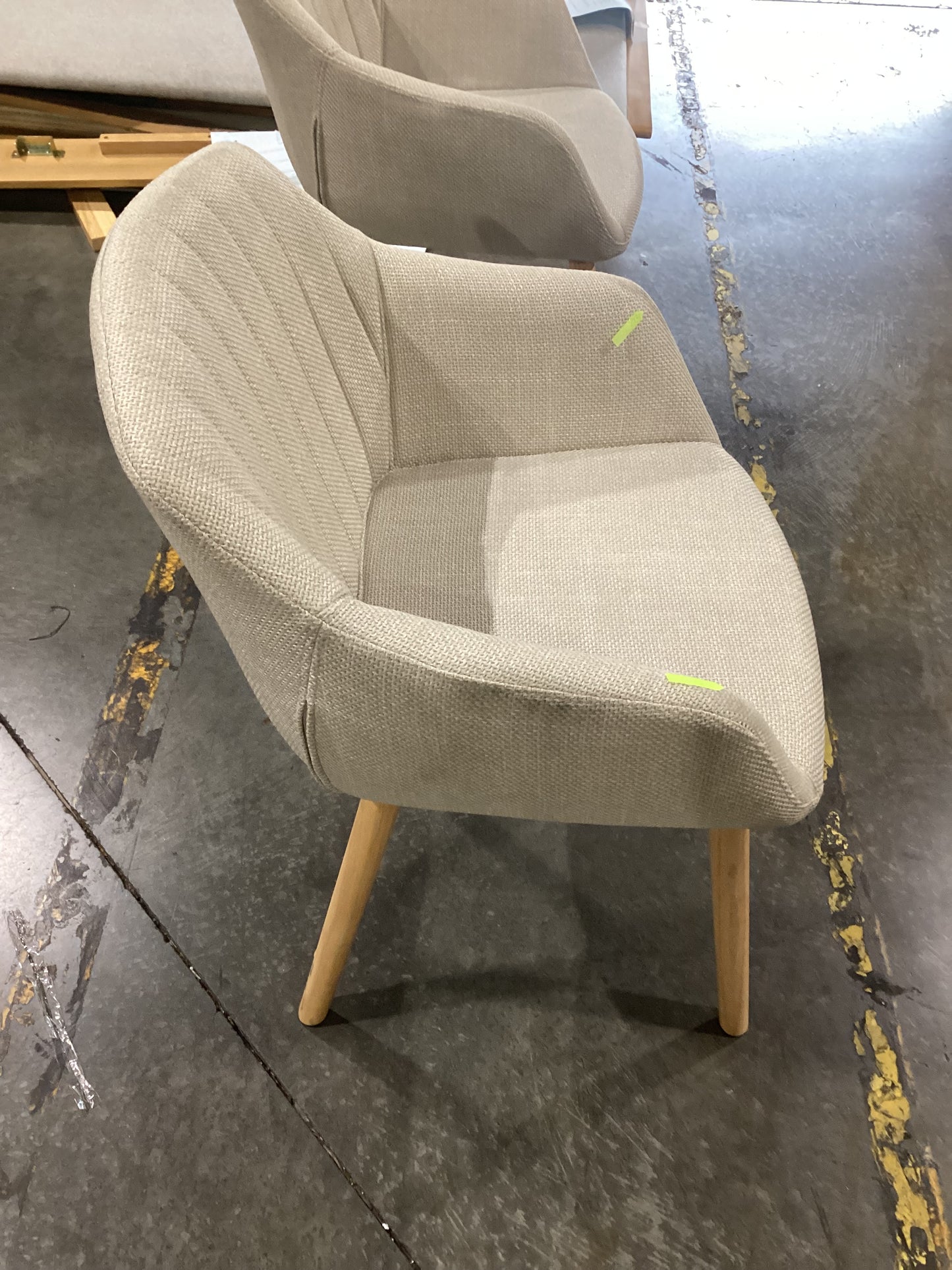 NSW CLN11483 Palmer Carver Dining Chair Beige