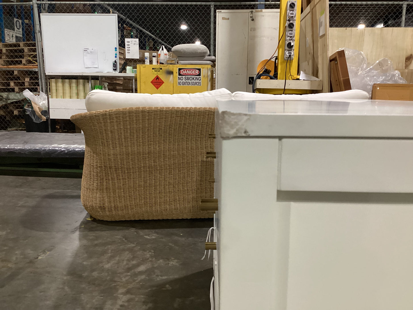 NSW CLN11556 Dover Dresser 7 Drawer White