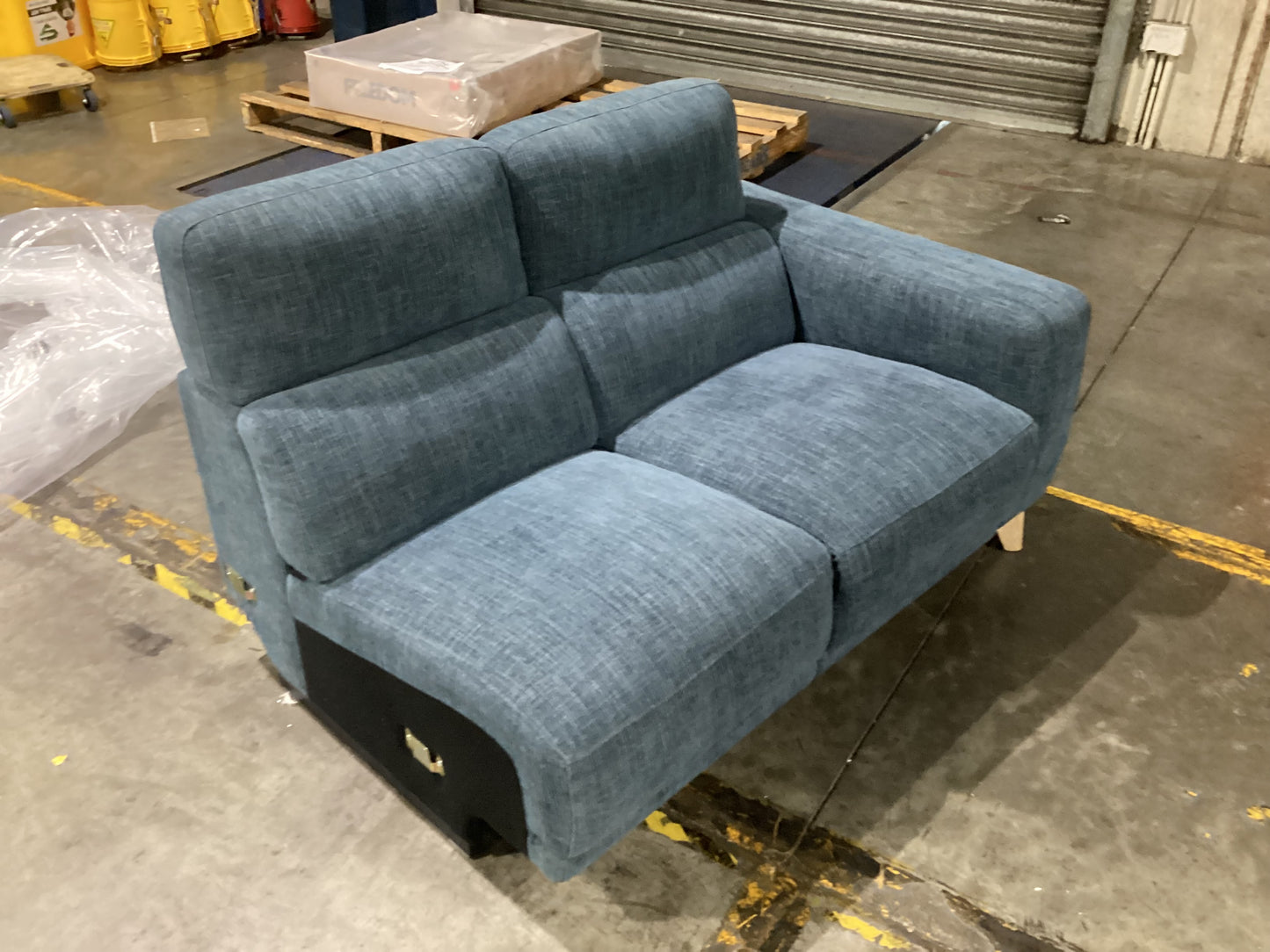 NSW MT24630 Sterling Electric Recliner Sofa 3S Top Denim