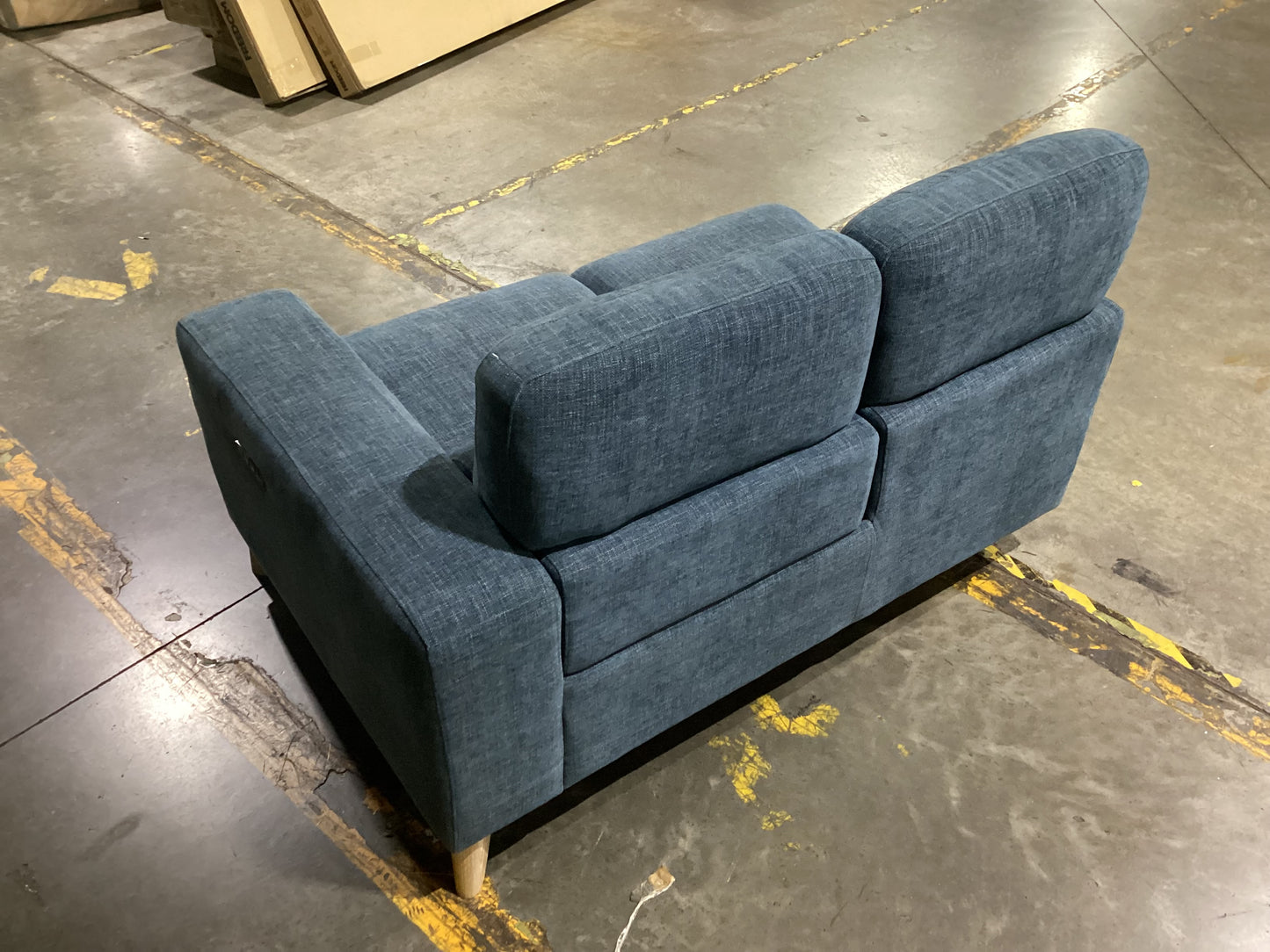 NSW MT24630 Sterling Electric Recliner Sofa 3S Top Denim