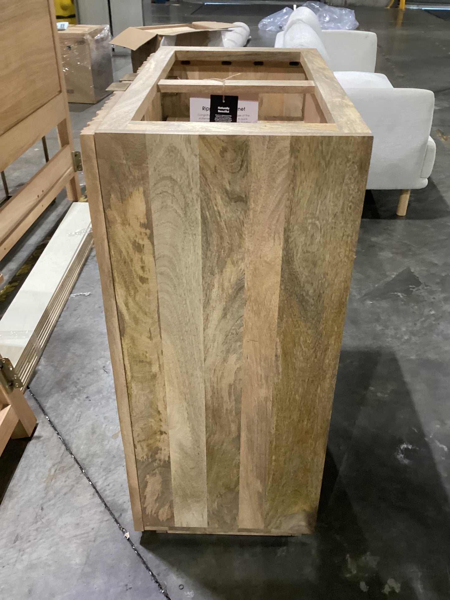 NSW CLN11597 Ripple Bar Cabinet Natural MKII Base