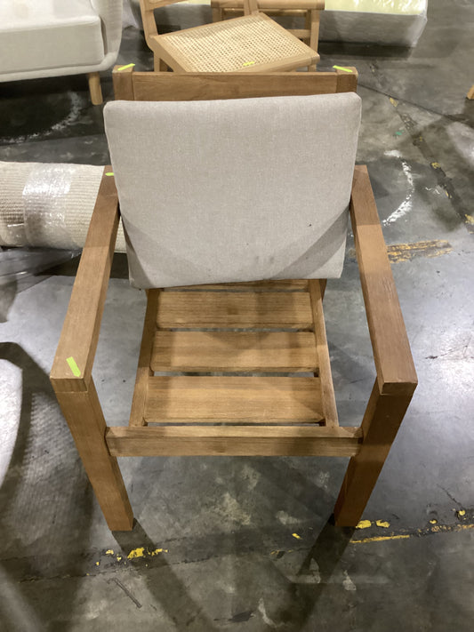 NSW CLN11593 Cannes Outdoor Chair Acacia Natural MKII