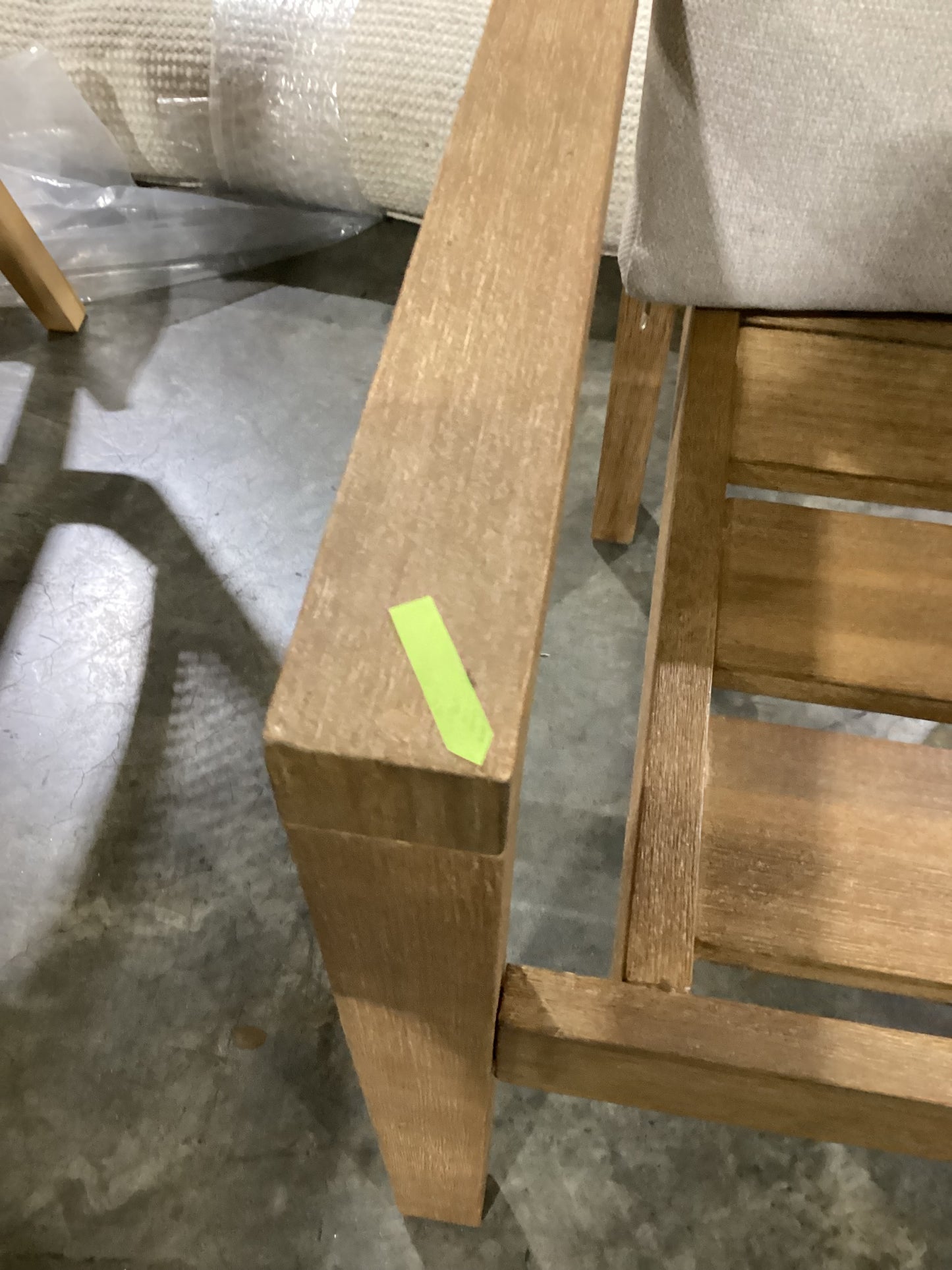 NSW CLN11593 Cannes Outdoor Chair Acacia Natural MKII