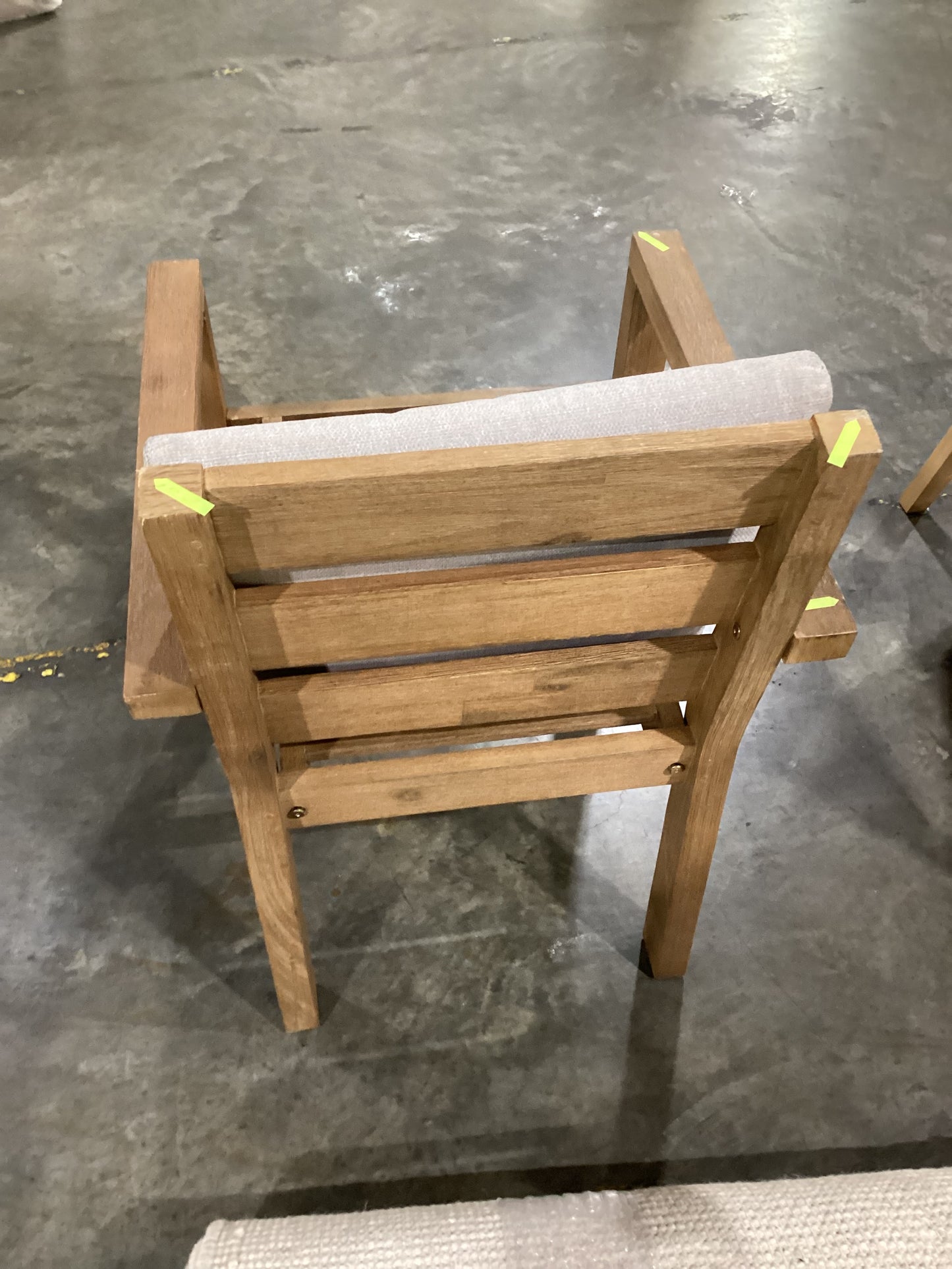 NSW CLN11593 Cannes Outdoor Chair Acacia Natural MKII