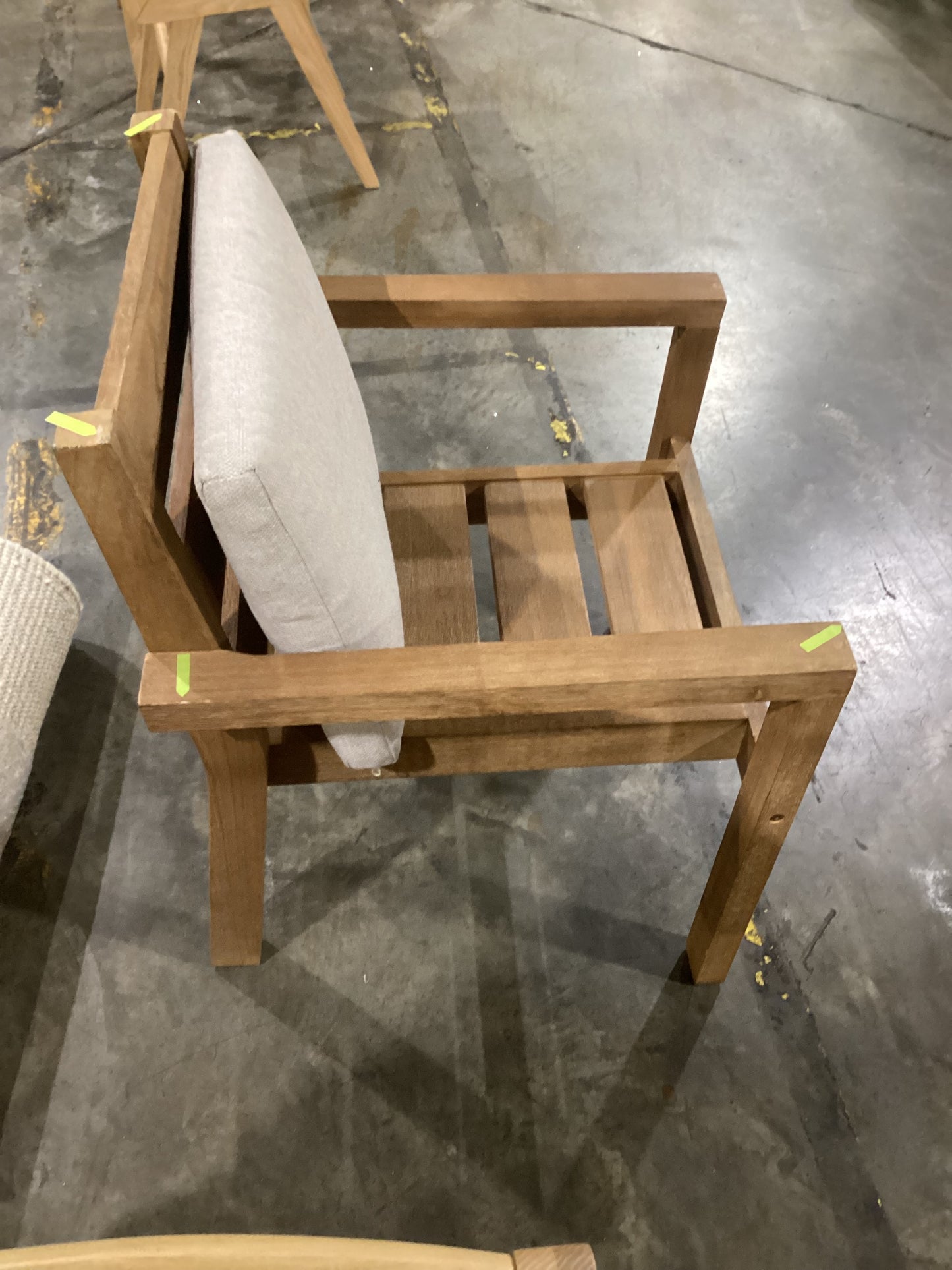 NSW CLN11593 Cannes Outdoor Chair Acacia Natural MKII