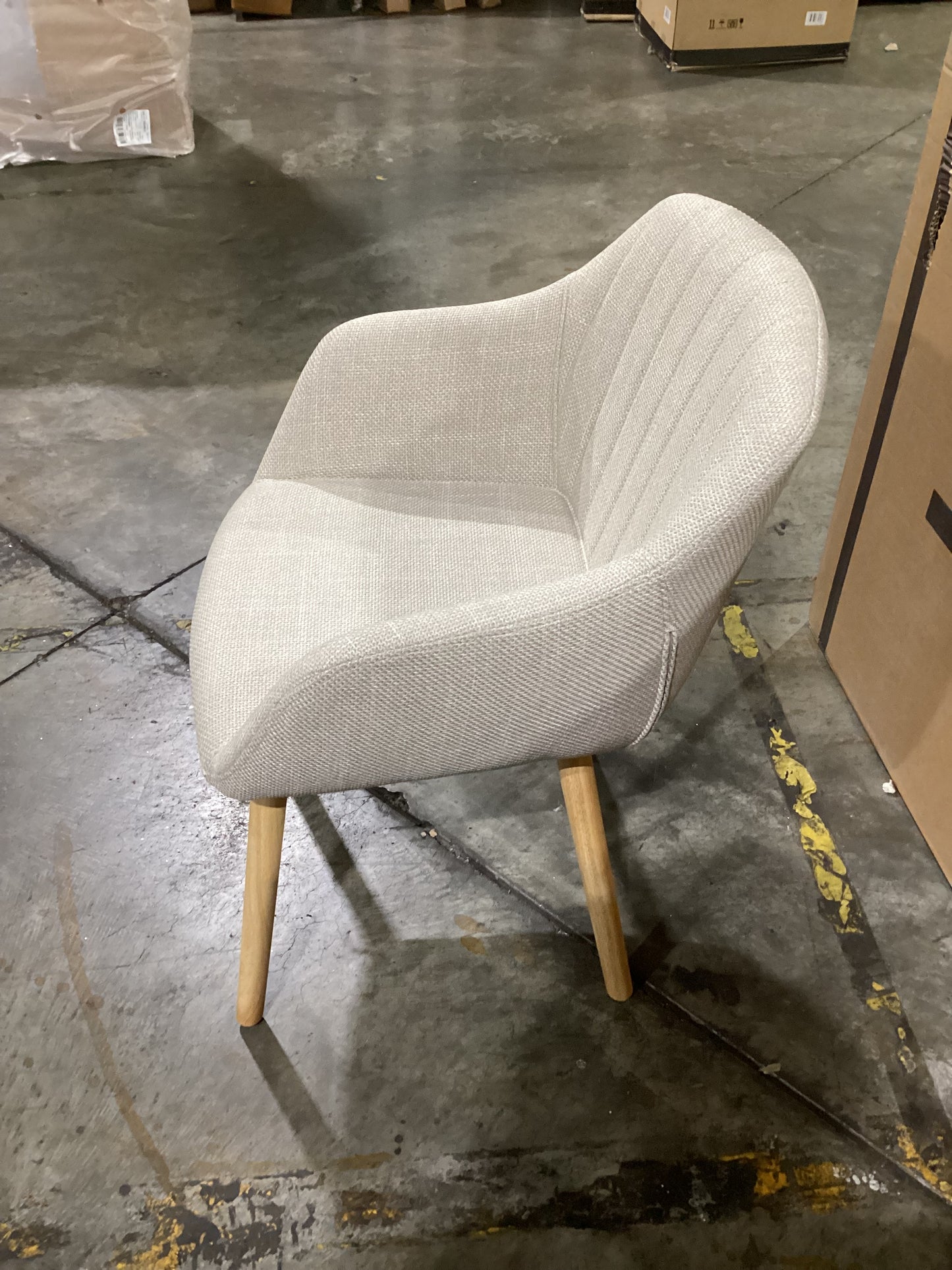 NSW PRN20471 Palmer Carver Dining Chair Beige