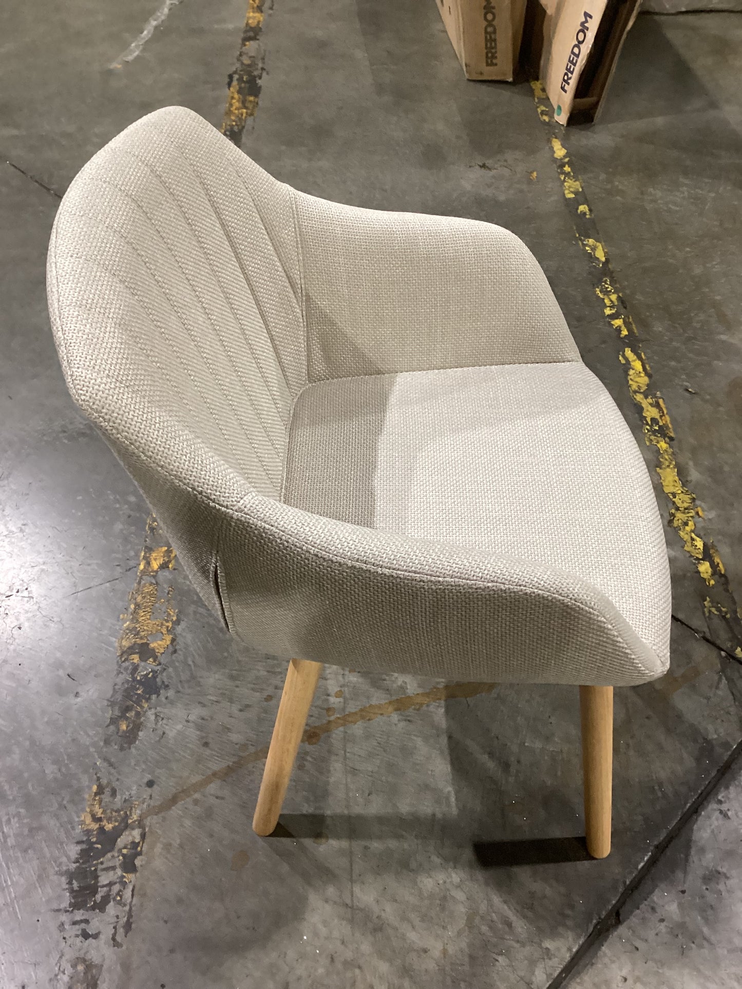 NSW PRN20471 Palmer Carver Dining Chair Beige