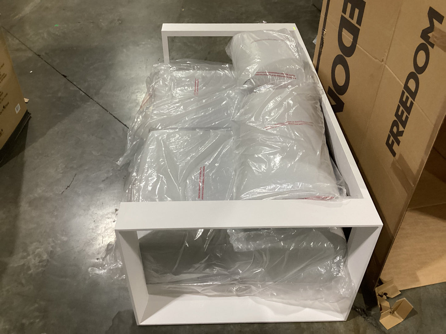 NSW CLN11611 Ataman Outdoor Sofa 2S aluminium Off White