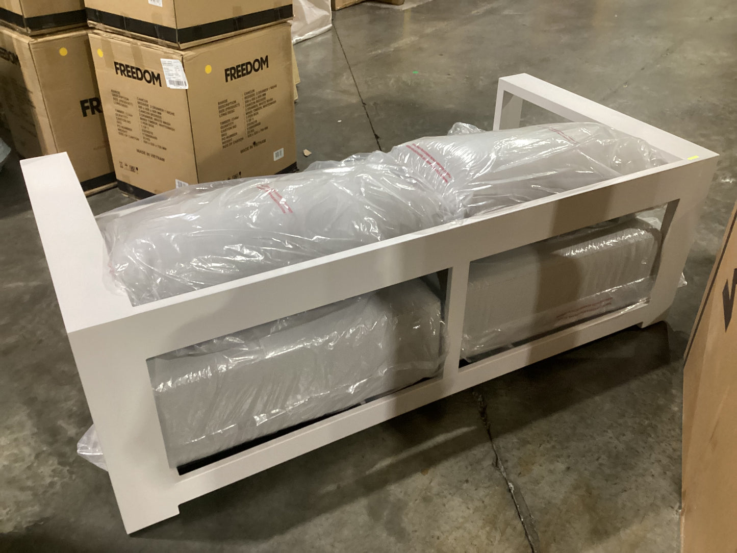 NSW CLN11611 Ataman Outdoor Sofa 2S aluminium Off White