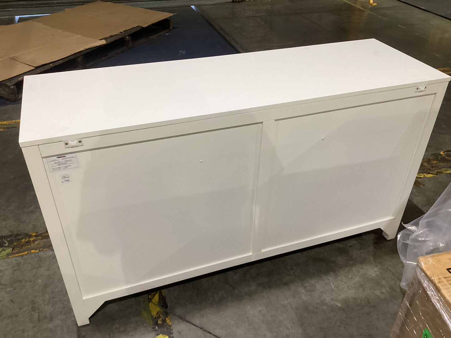 NSW CLN11620 Dover Dresser 7 Drawer White
