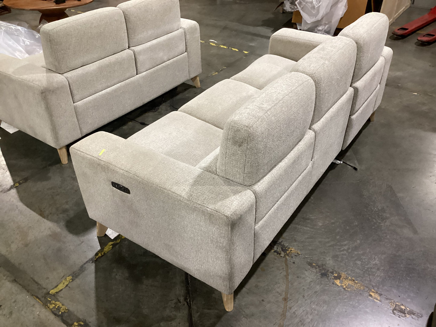 NSW MT24666 Sterling Electric Recliner Sofa 3S Milan Mink (2 Motion)