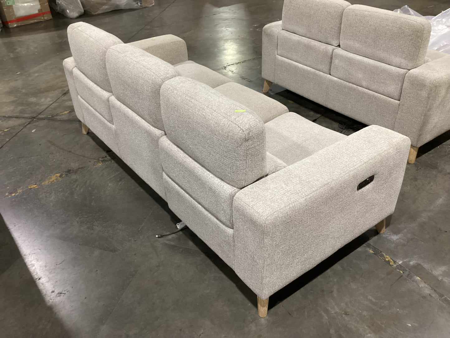 NSW MT24666 Sterling Electric Recliner Sofa 3S Milan Mink (2 Motion)