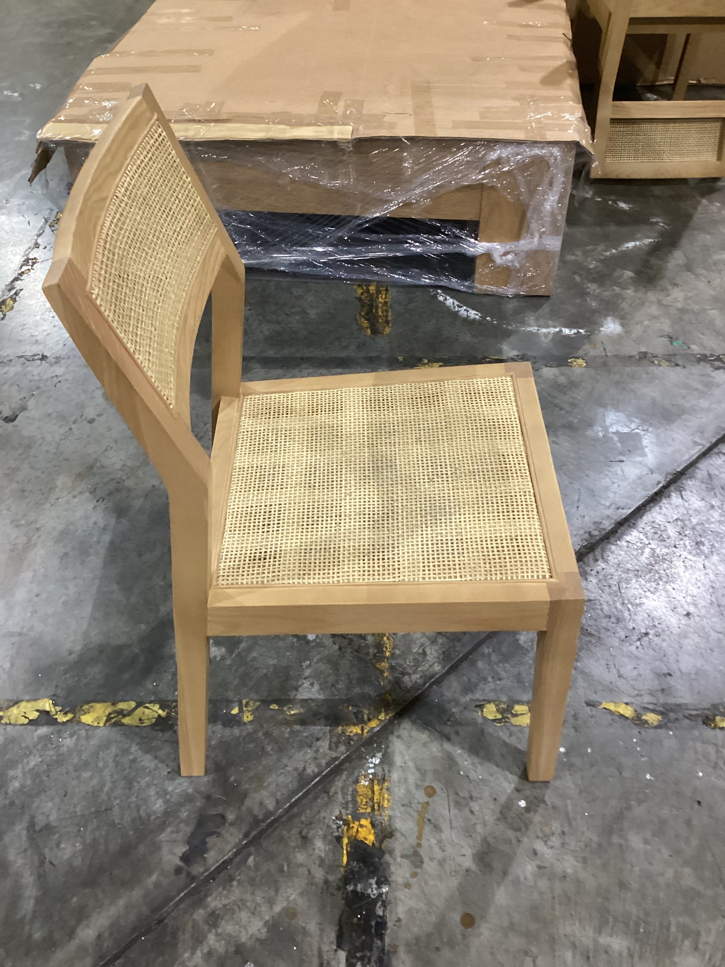 NSW CLN11637 Bangalow Dining Chair Rattan Natural