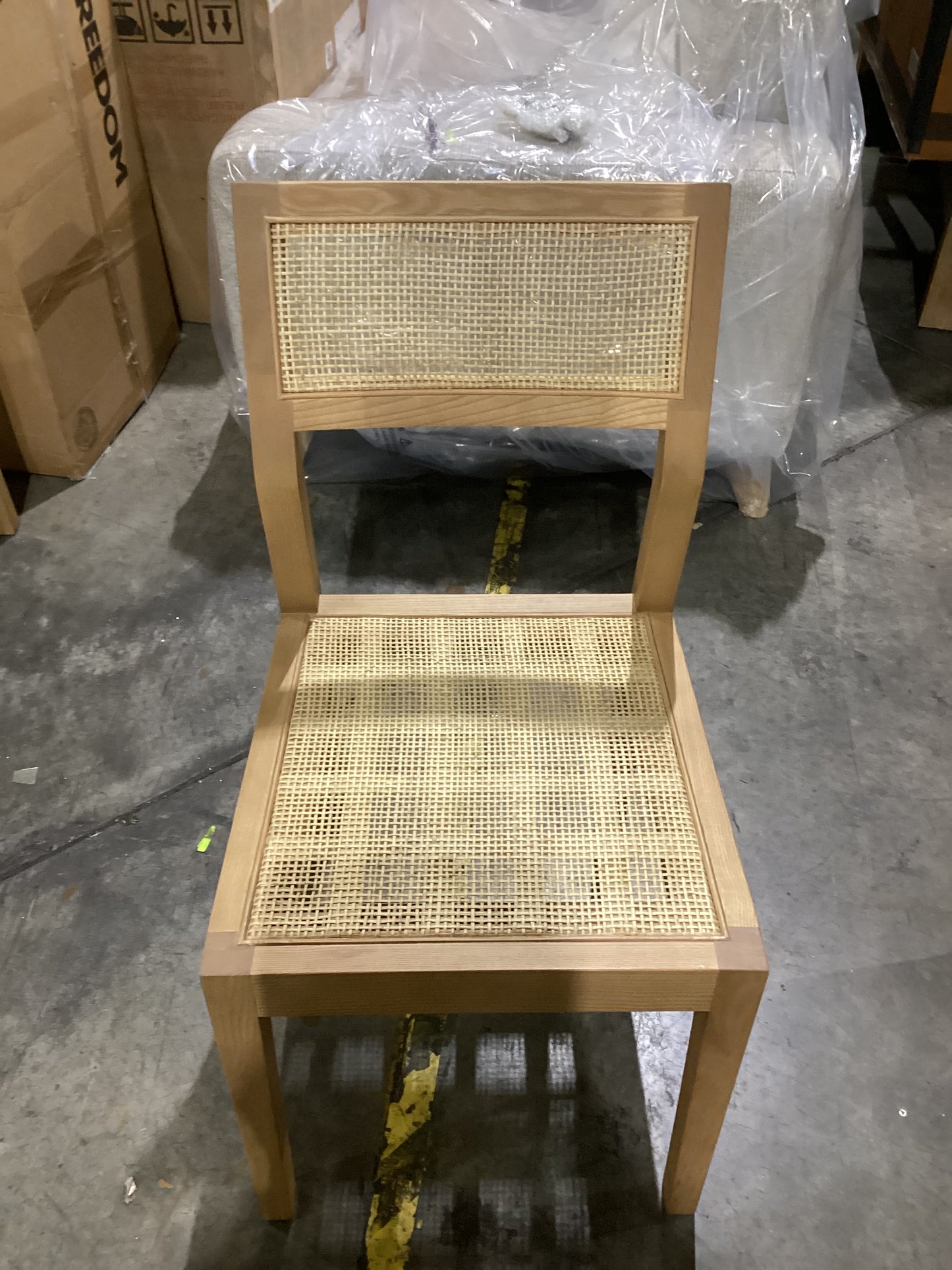 NSW CLN11634 Bangalow Dining Chair Rattan Natural