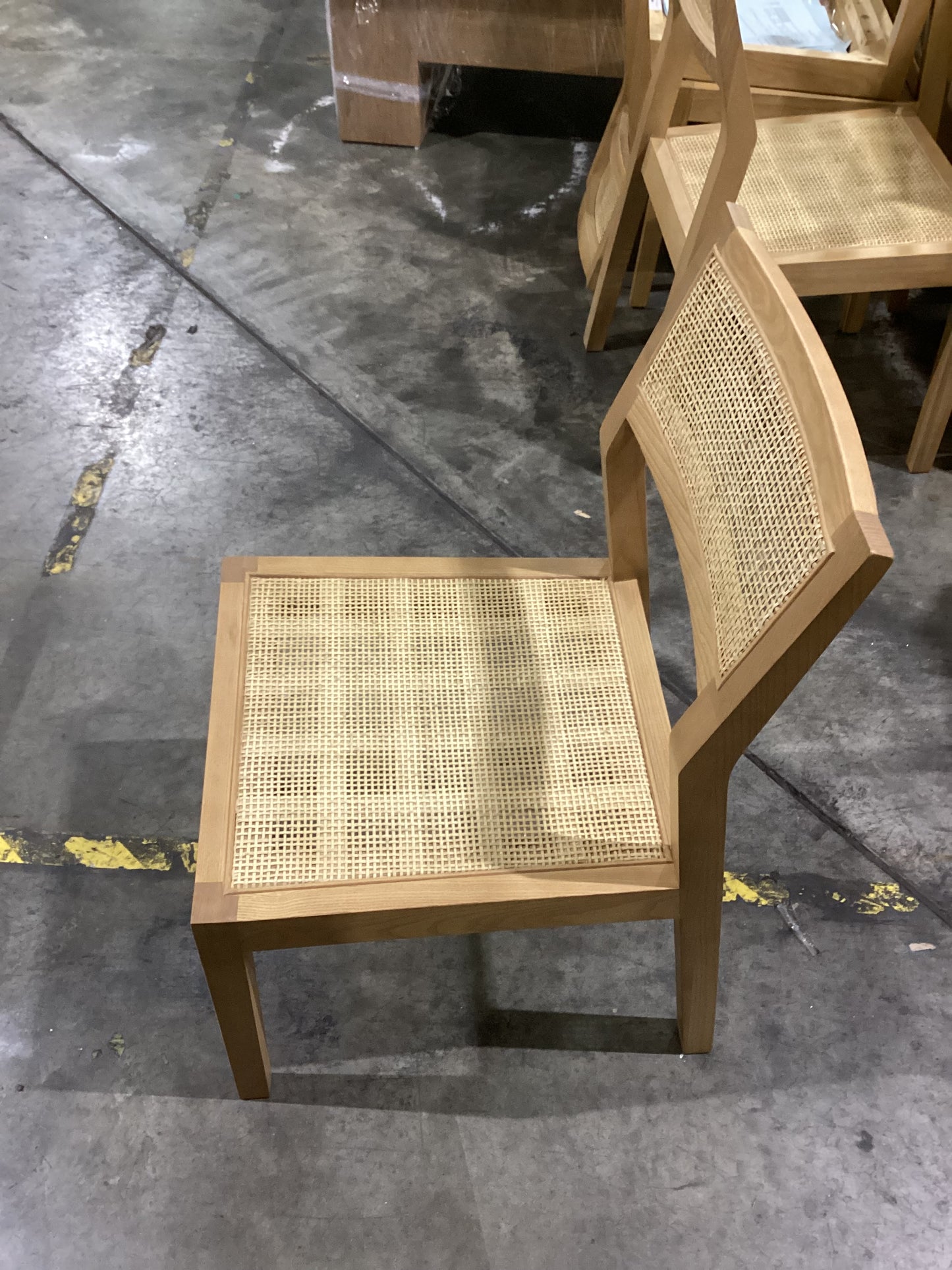 NSW CLN11634 Bangalow Dining Chair Rattan Natural
