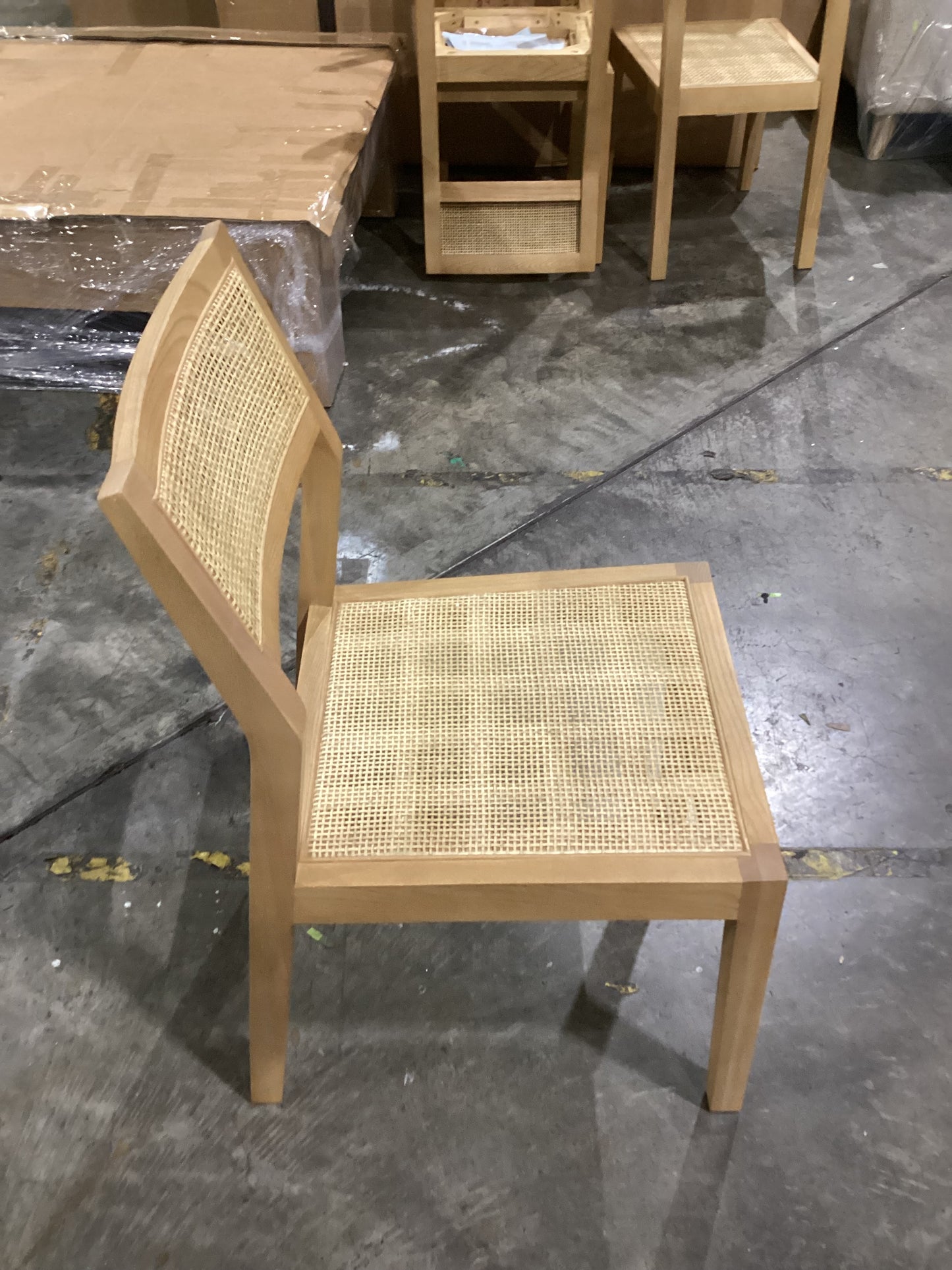NSW CLN11635 Bangalow Dining Chair Rattan Natural