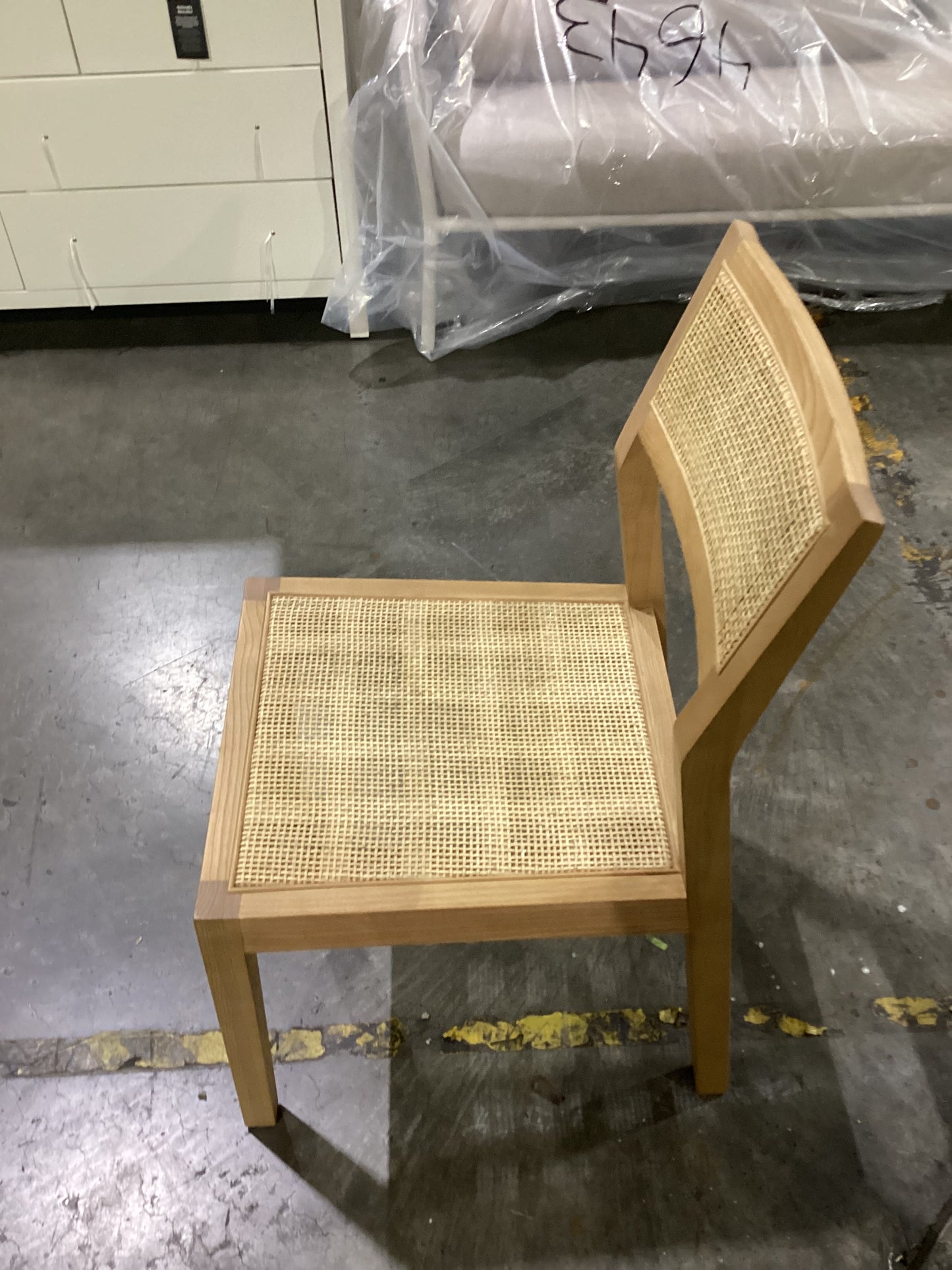 NSW CLN11636 Bangalow Dining Chair Rattan Natural