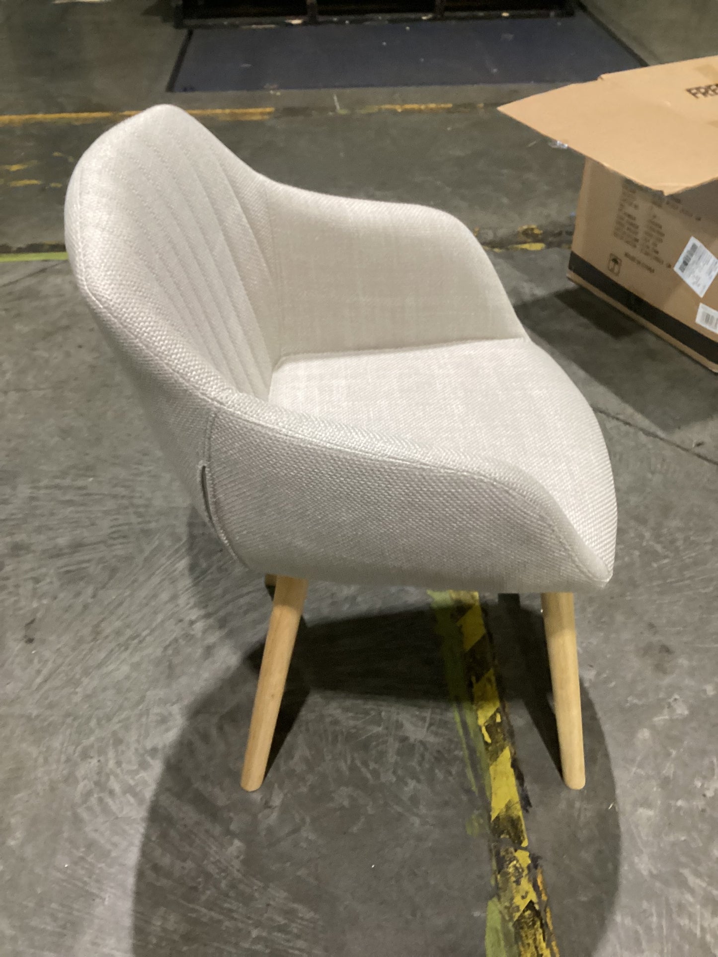 NSW CLN11644 Palmer Carver Dining Chair Beige