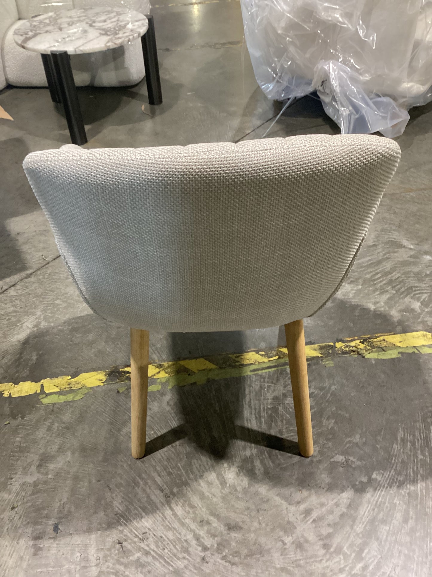 NSW CLN11644 Palmer Carver Dining Chair Beige