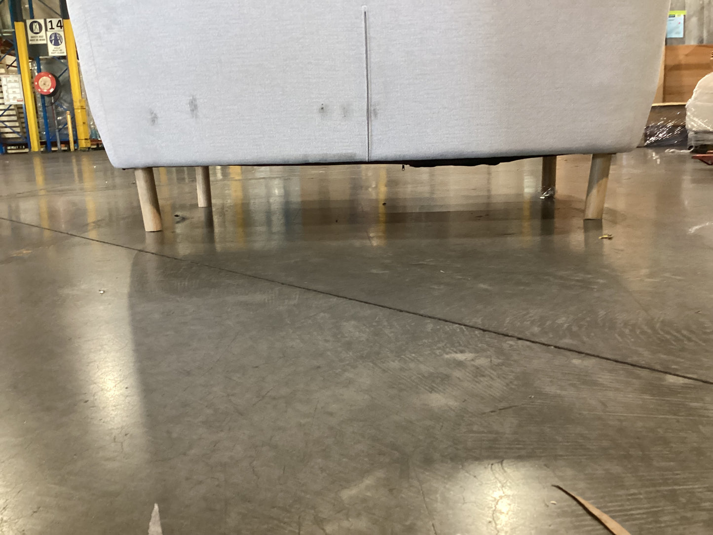NSW CLN11645 Cleo Sofa 2S Natural Leg Hervey Natural