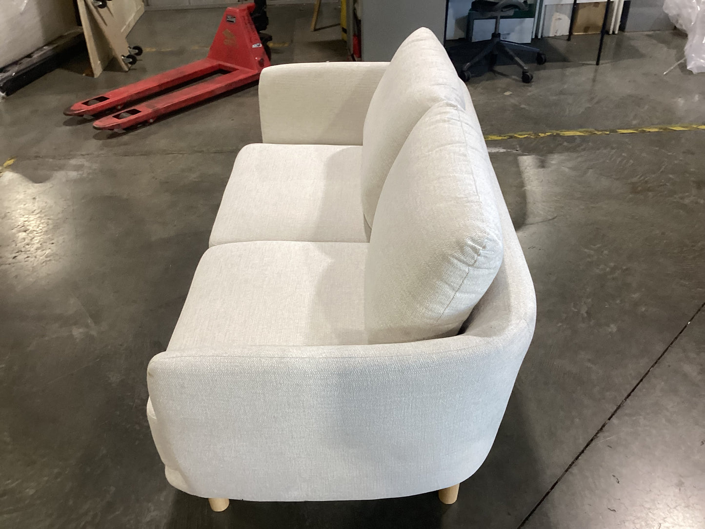 NSW CLN11645 Cleo Sofa 2S Natural Leg Hervey Natural