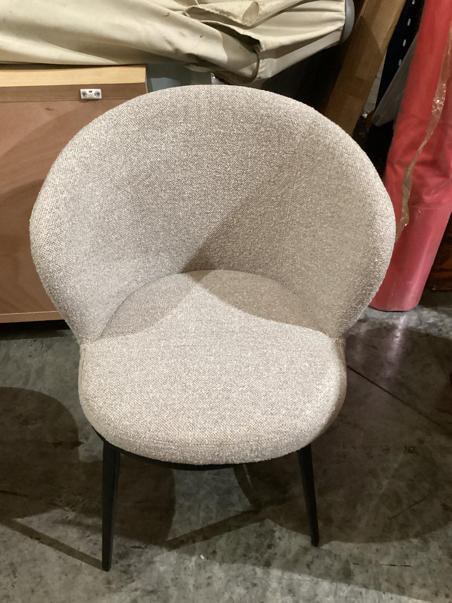 NSW PRN20481 Selena Carver Chair Crush Light Grey