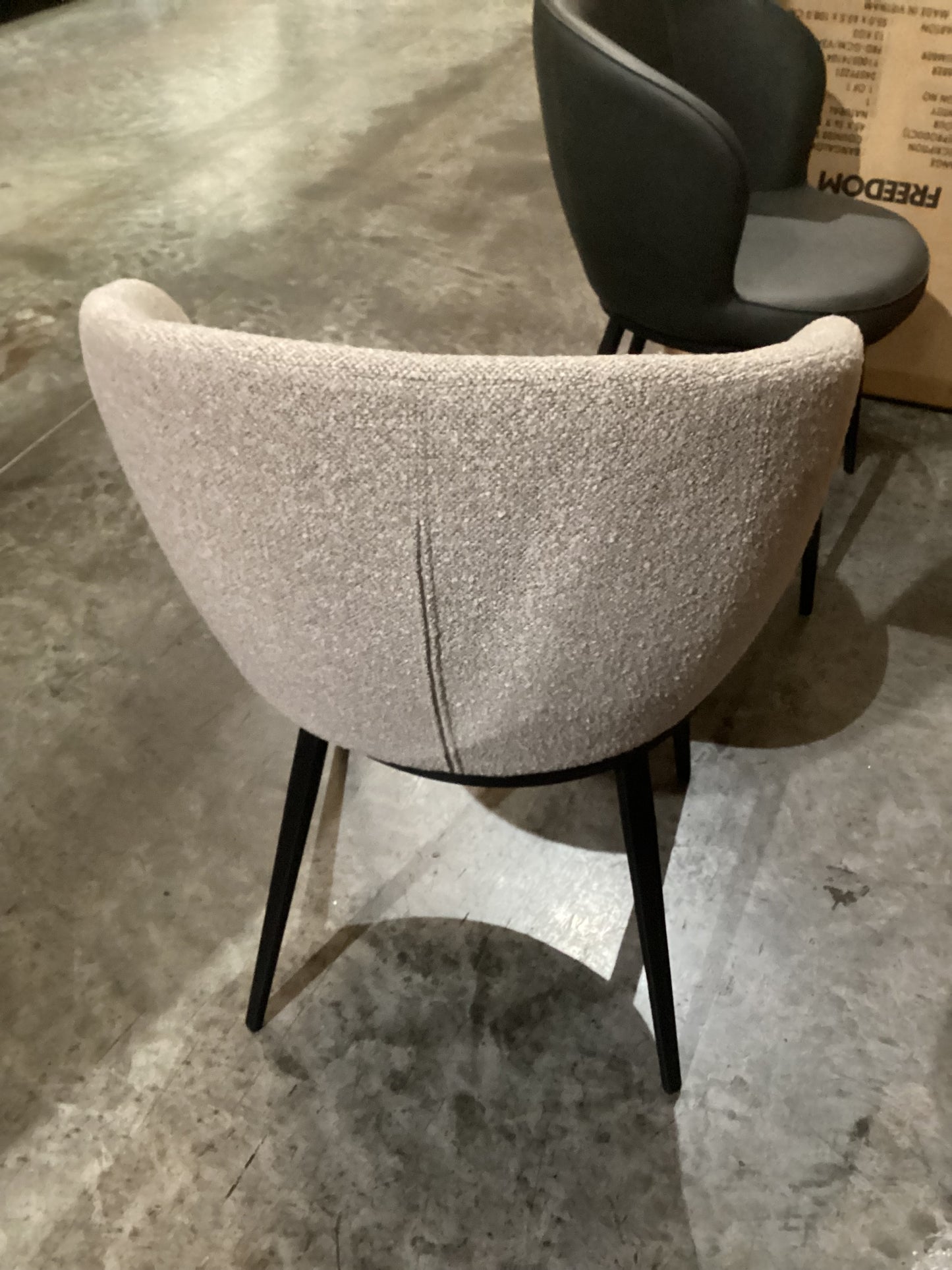 NSW PRN20481 Selena Carver Chair Crush Light Grey