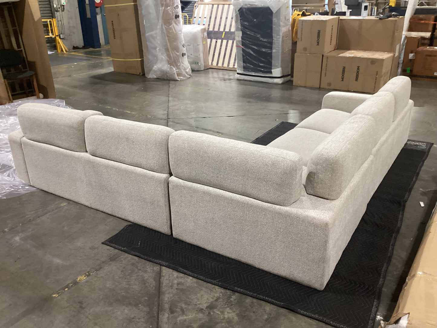NSW MT24675 Sterling Recliner Modular 2.5S RAF+2.5S LAF+Corner Milan Mink