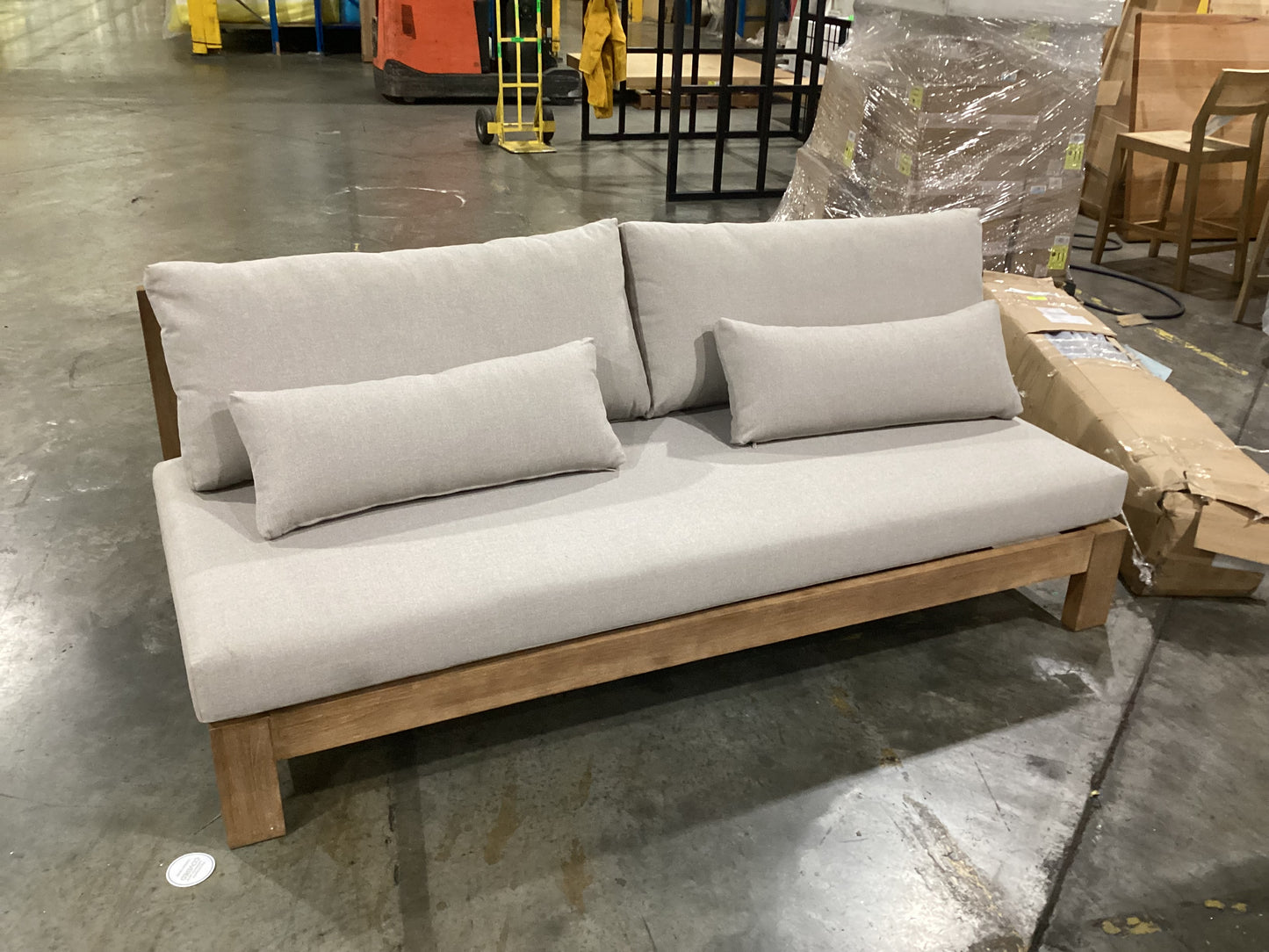 NSW CLN11659 Cannes Outdoor Sofa 3S Acacia Natural MKII