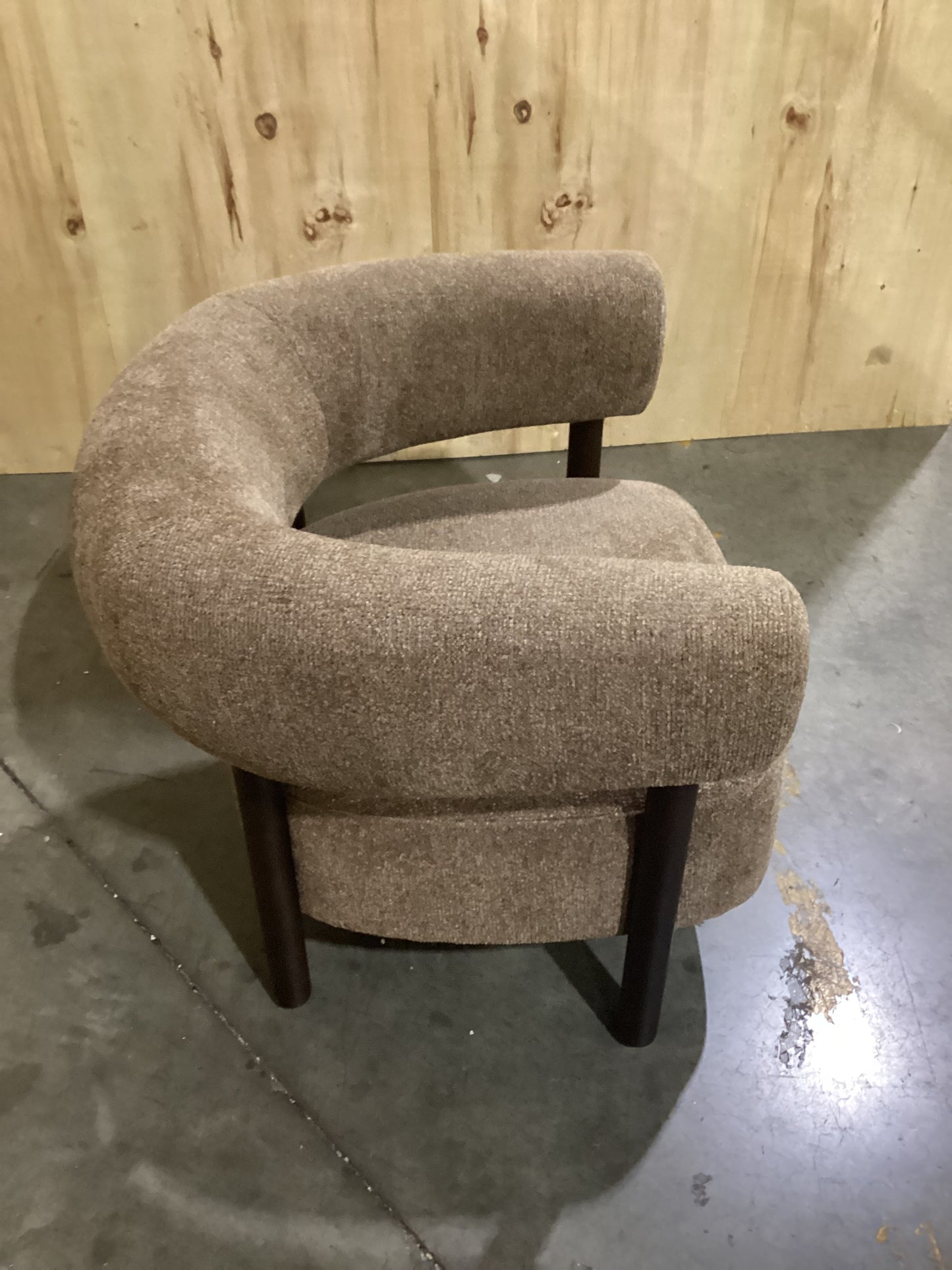 NSW PRN20490 Nobu Occasional Chair Chocolate Walnut Leg