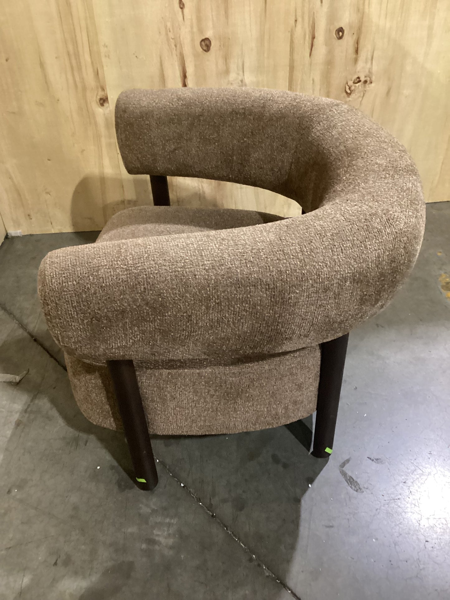 NSW PRN20490 Nobu Occasional Chair Chocolate Walnut Leg