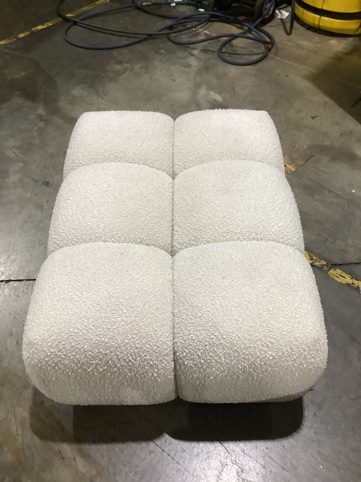 NSW CLN11689 Aero Ottoman Jacquard Boucle Cream