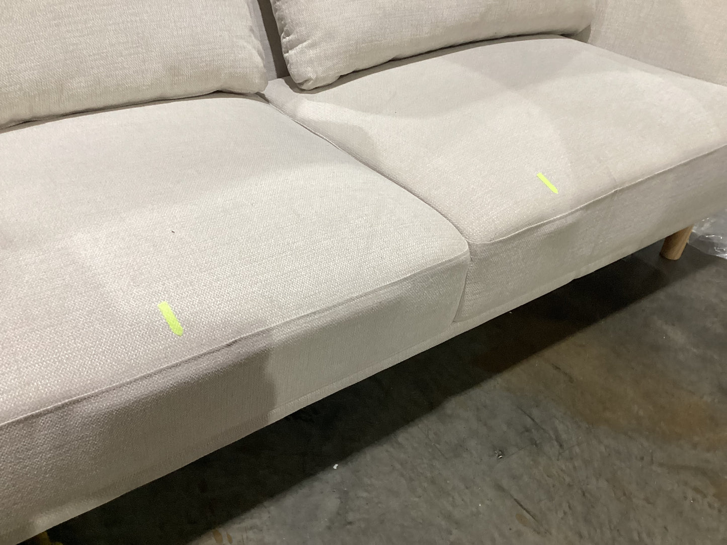 NSW CLN11688 Cleo Sofa 3S Natural LEg Hervey Natural
