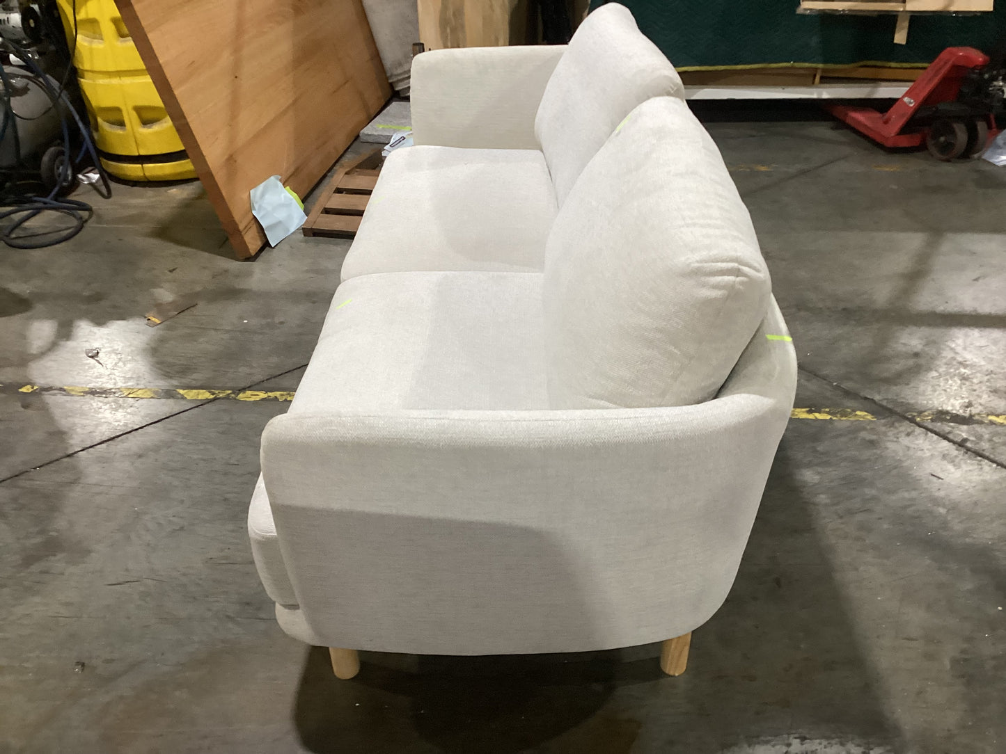 NSW CLN11688 Cleo Sofa 3S Natural LEg Hervey Natural